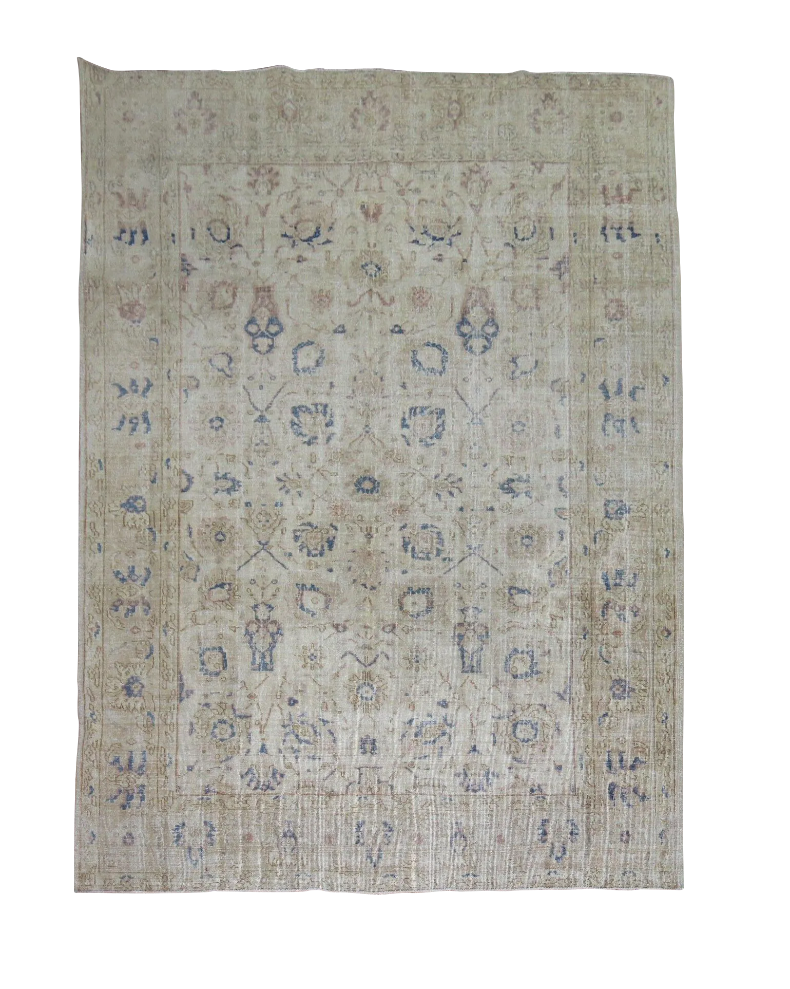 Vintage Worn Turkish Rug - 6\'8\'\' X 9\'4\'\'