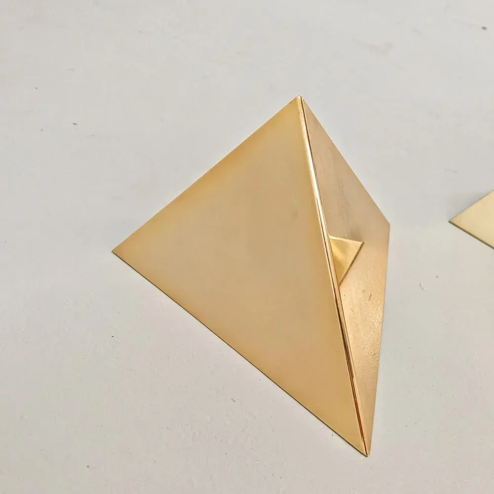 Wall Lamps in Brass, 1970s, Set of 2