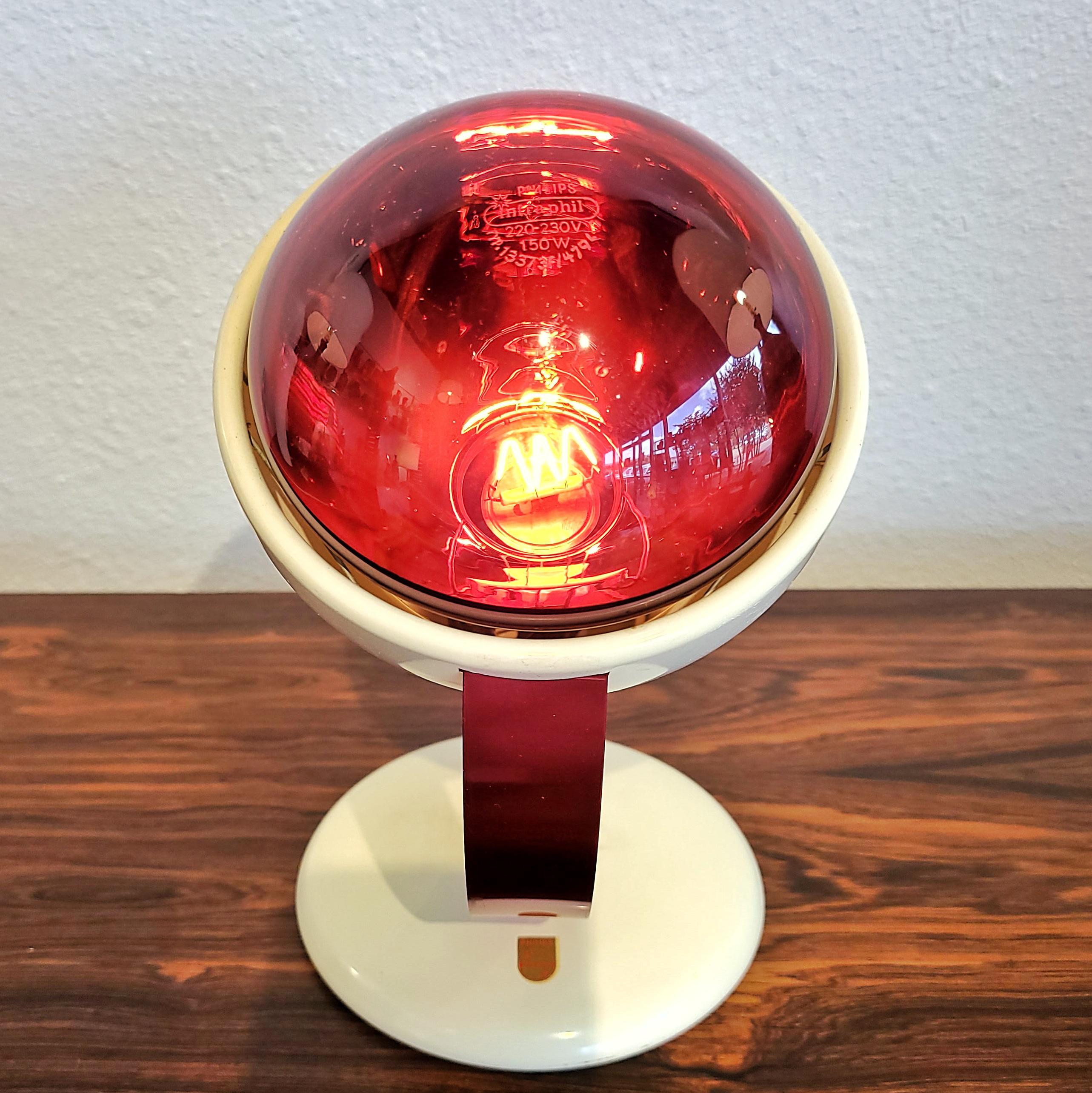 Philips Infraphil 7529 Infrared Heat Lamp Attrib. Charlotte Perriand Chairish