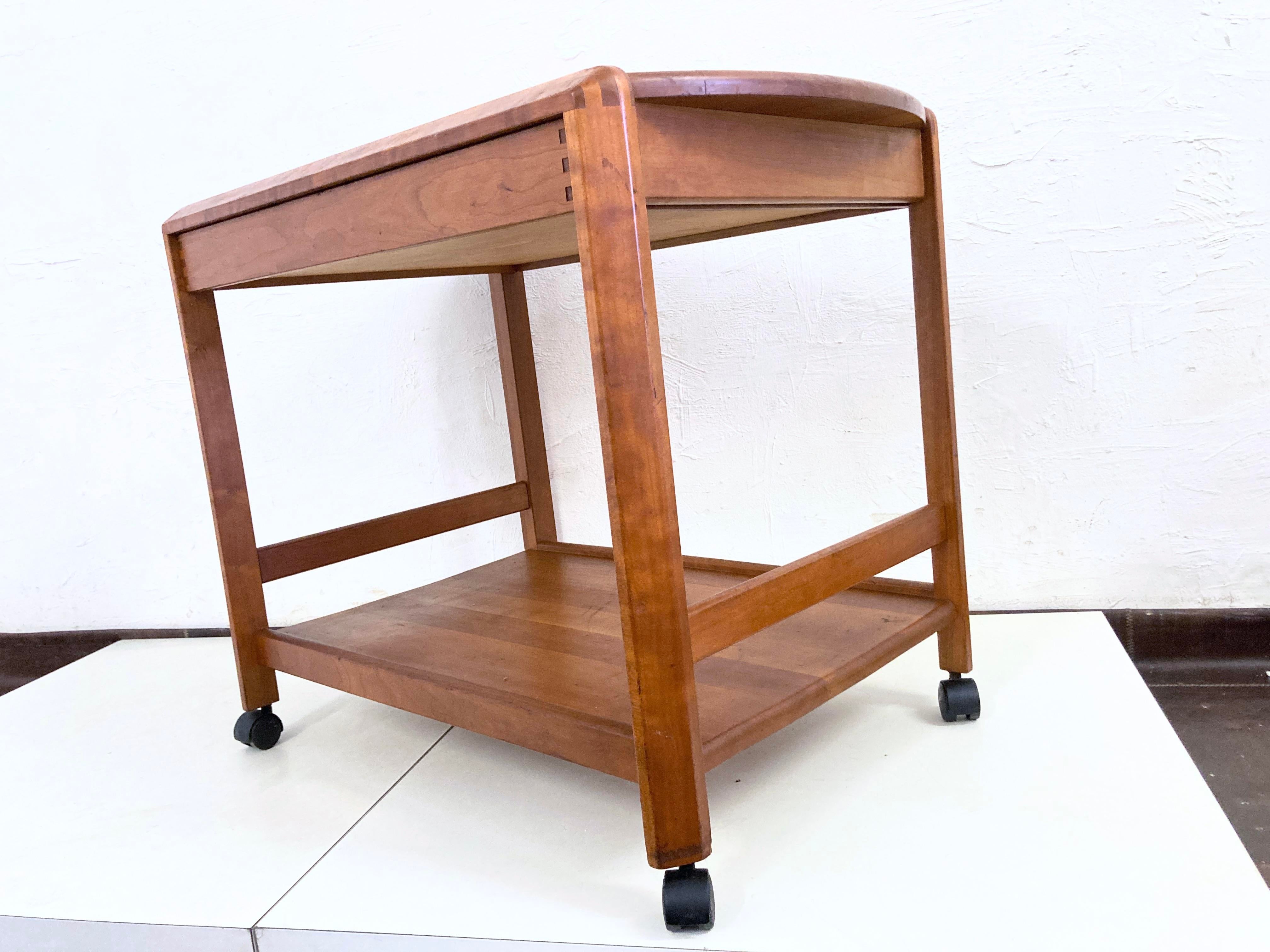 Danish Teak Bar Cart by Aksel Kjersgaard, 1960s