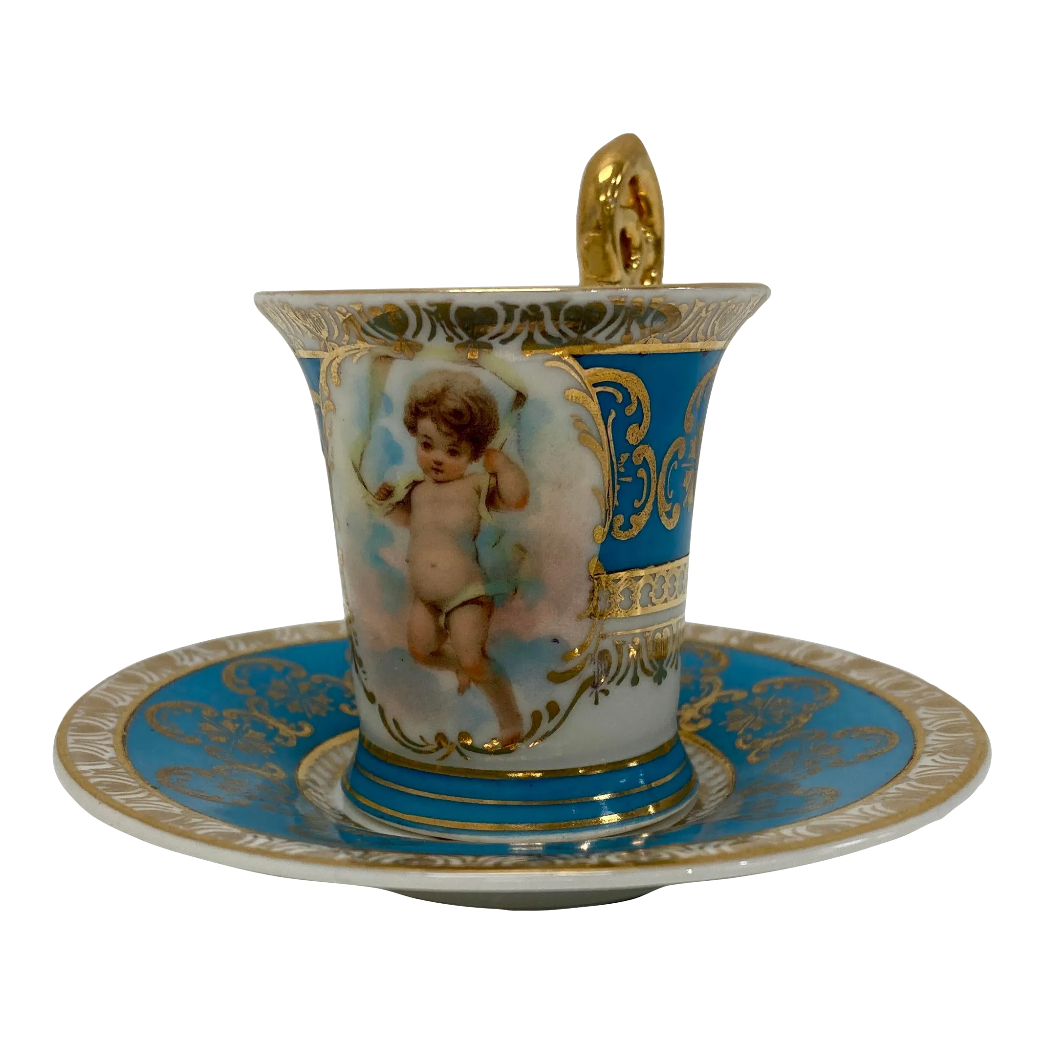Vintage Dresden Porcelain Coffee and Tea Service | Chairish