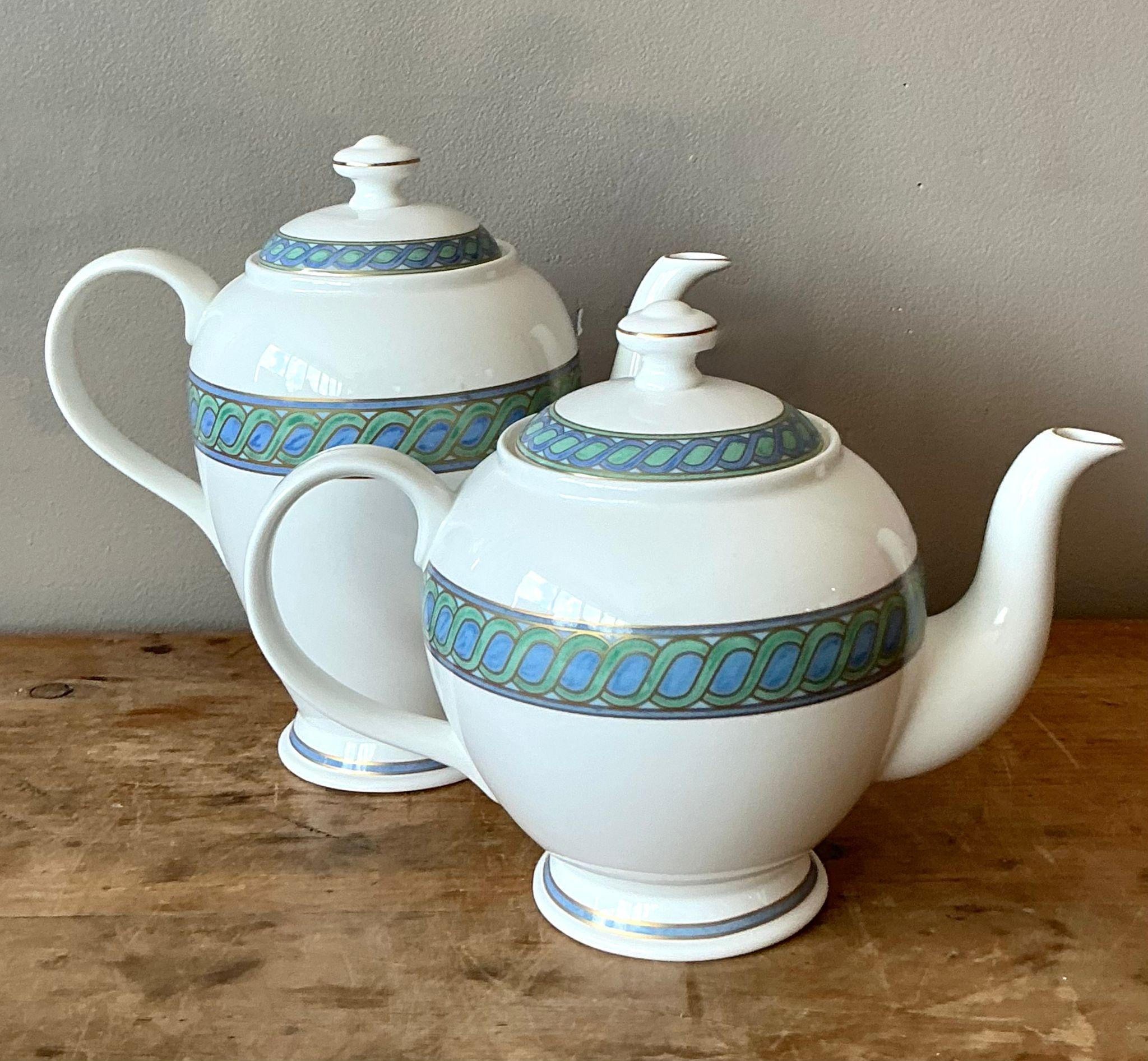 CHRISTOFLE TORSADA COFFEE POT フランスの高級食器 Vintage Boho Christofle 