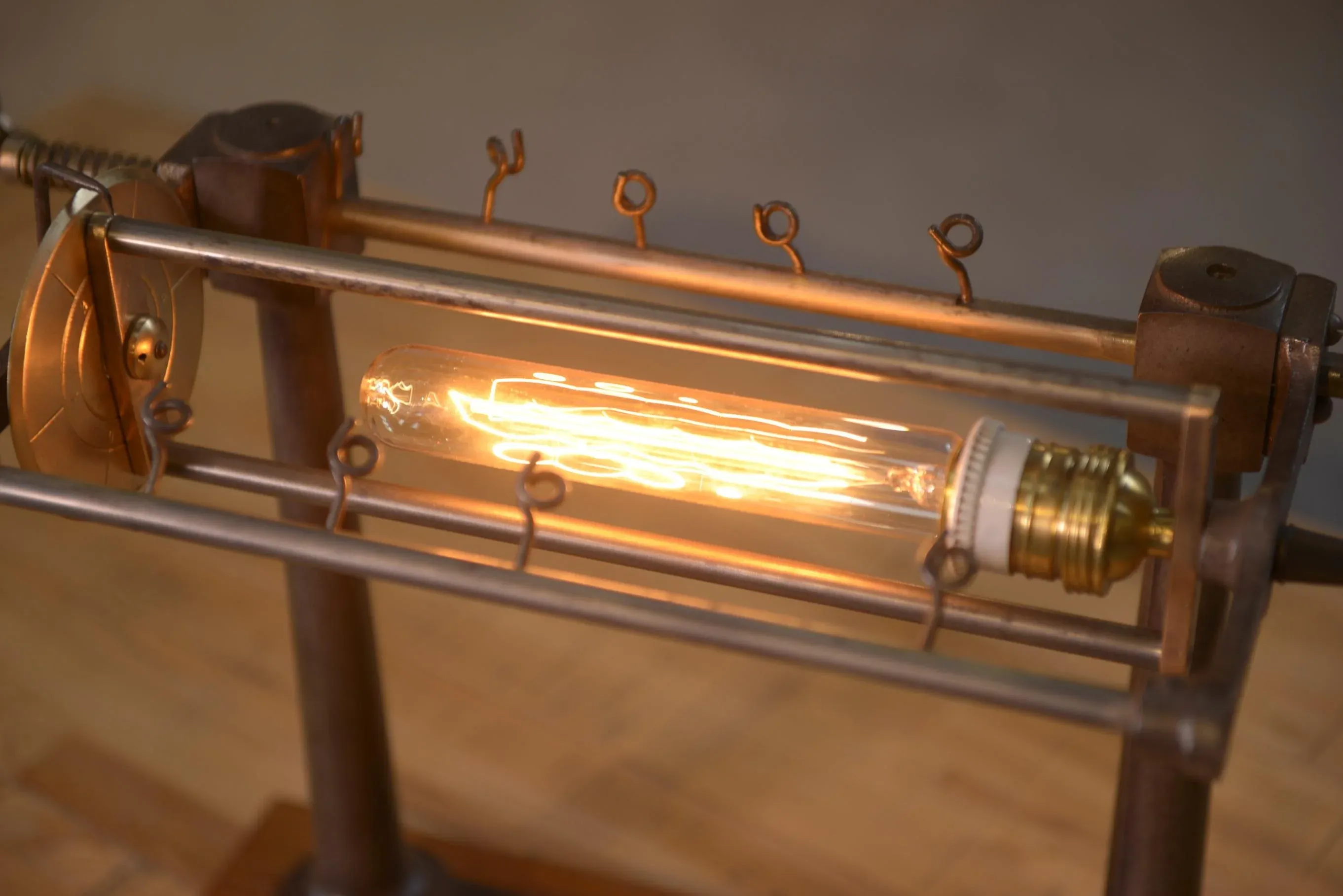 Industrial Loom Lamp, 1950s main image 2