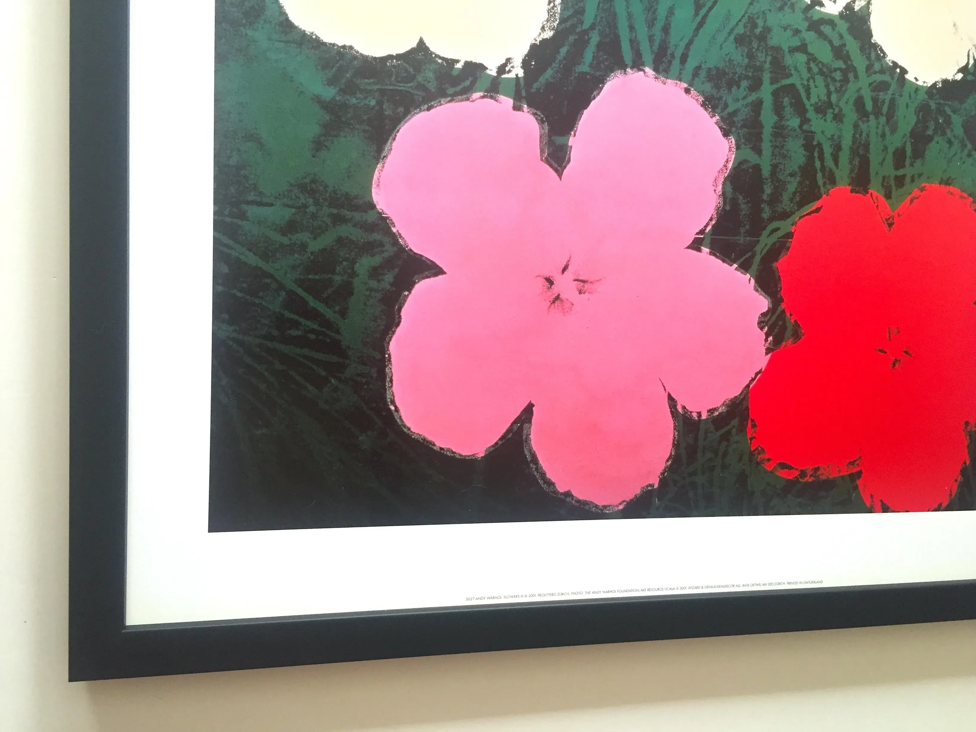 Adam Lister Andy Warhol Flowersプリントアート Andy Warhol Lithograph Flowers – newPOPart Gallery