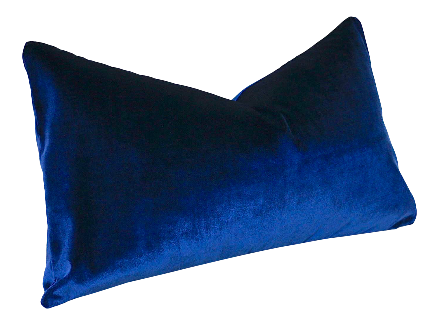 Sapphire Velvet Lumbar Pillow Cover 12x18 Chairish