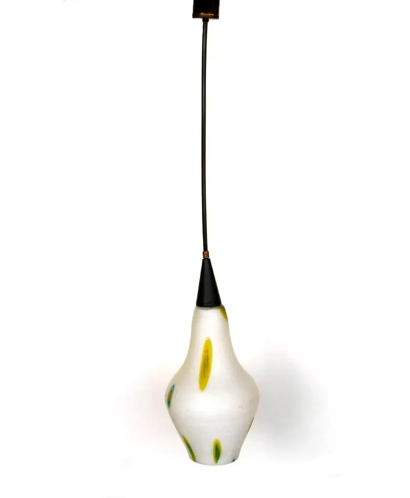 Murano Glass Pendant Light, 1950s
