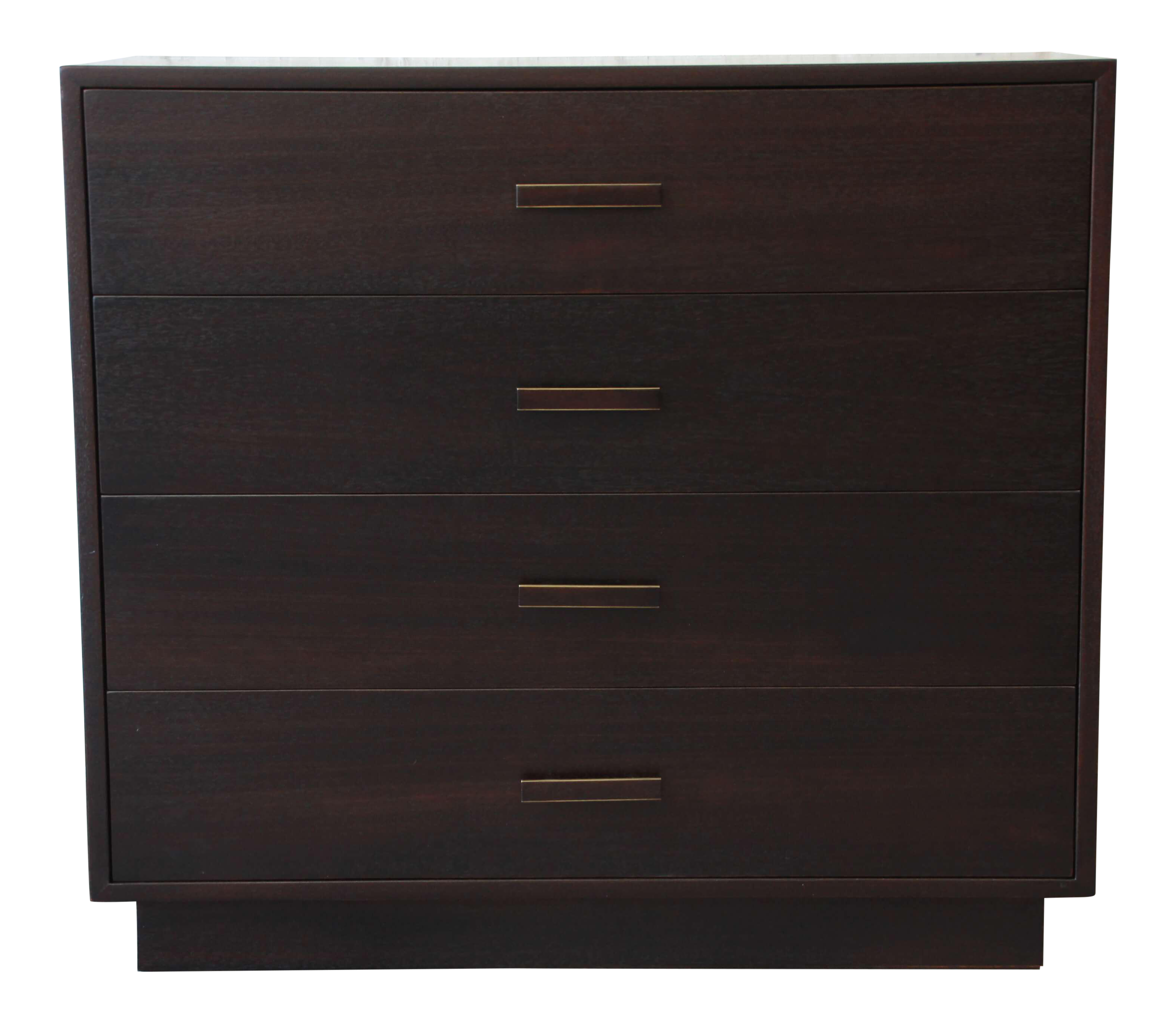 Harvey Probber MidCentury Modern Dark Mahogany Gentleman's Chest