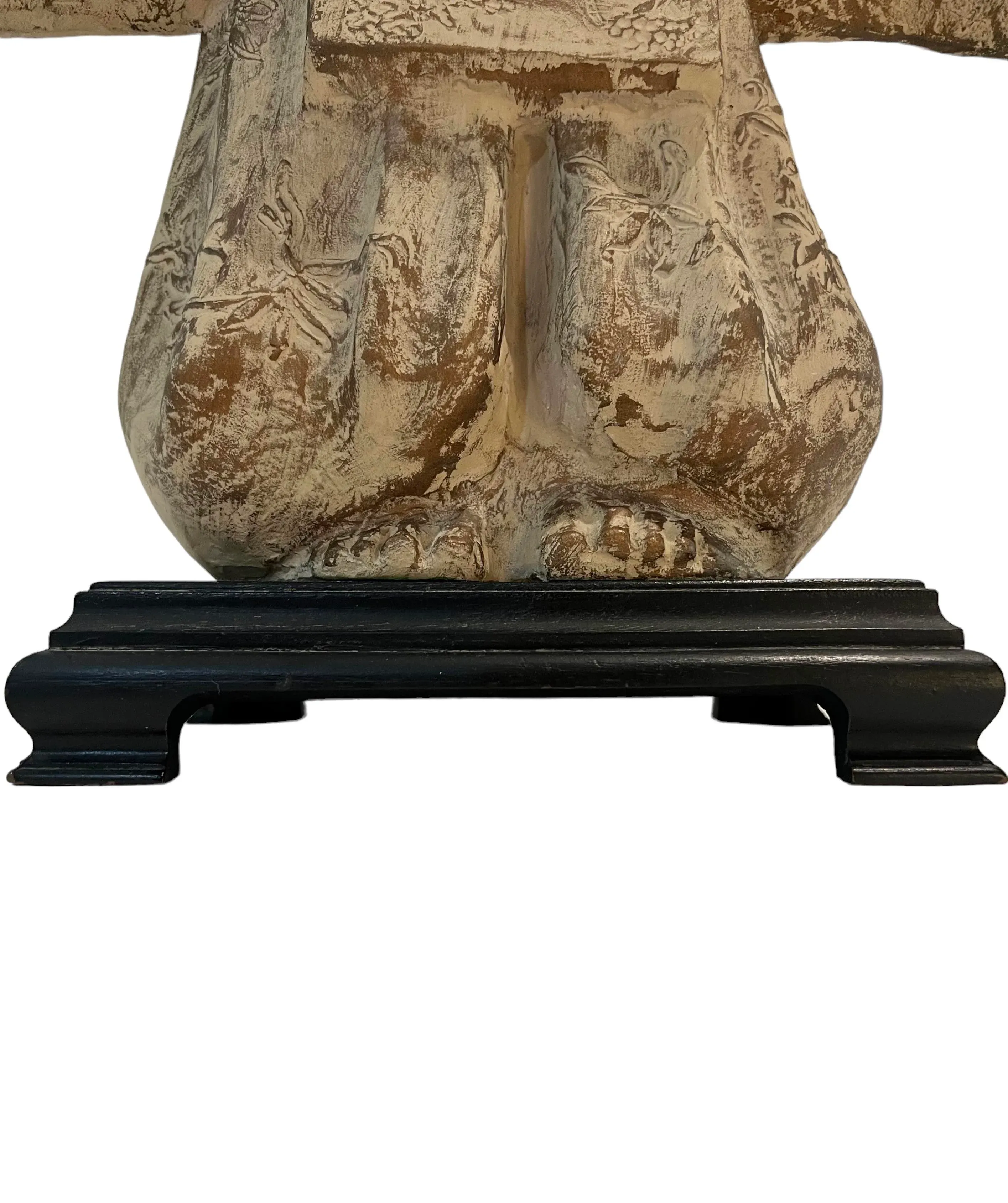 Austin Productions 1981 鋳造 能楽師 翁像 ブロンズ調 Austin Productions 1981 鋳造 能楽師 翁像 ブロンズ調