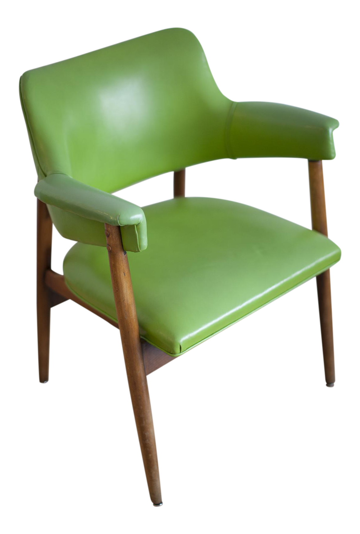 Vintage Danish Lime Green Arm Chair Chairish