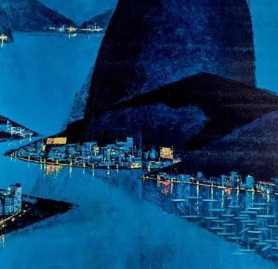 1960s Howard Koslow; Rio Poster Hand Signed | Chairish