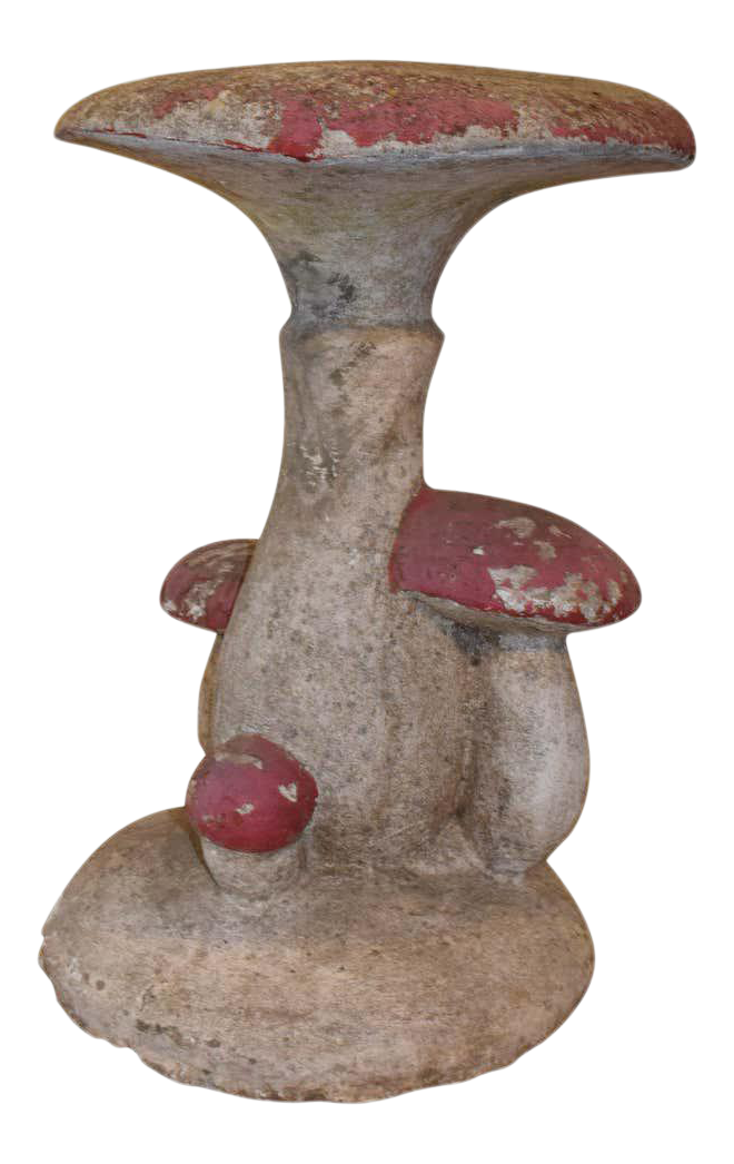 Concrete Mushroom Garden Ornament Chairish