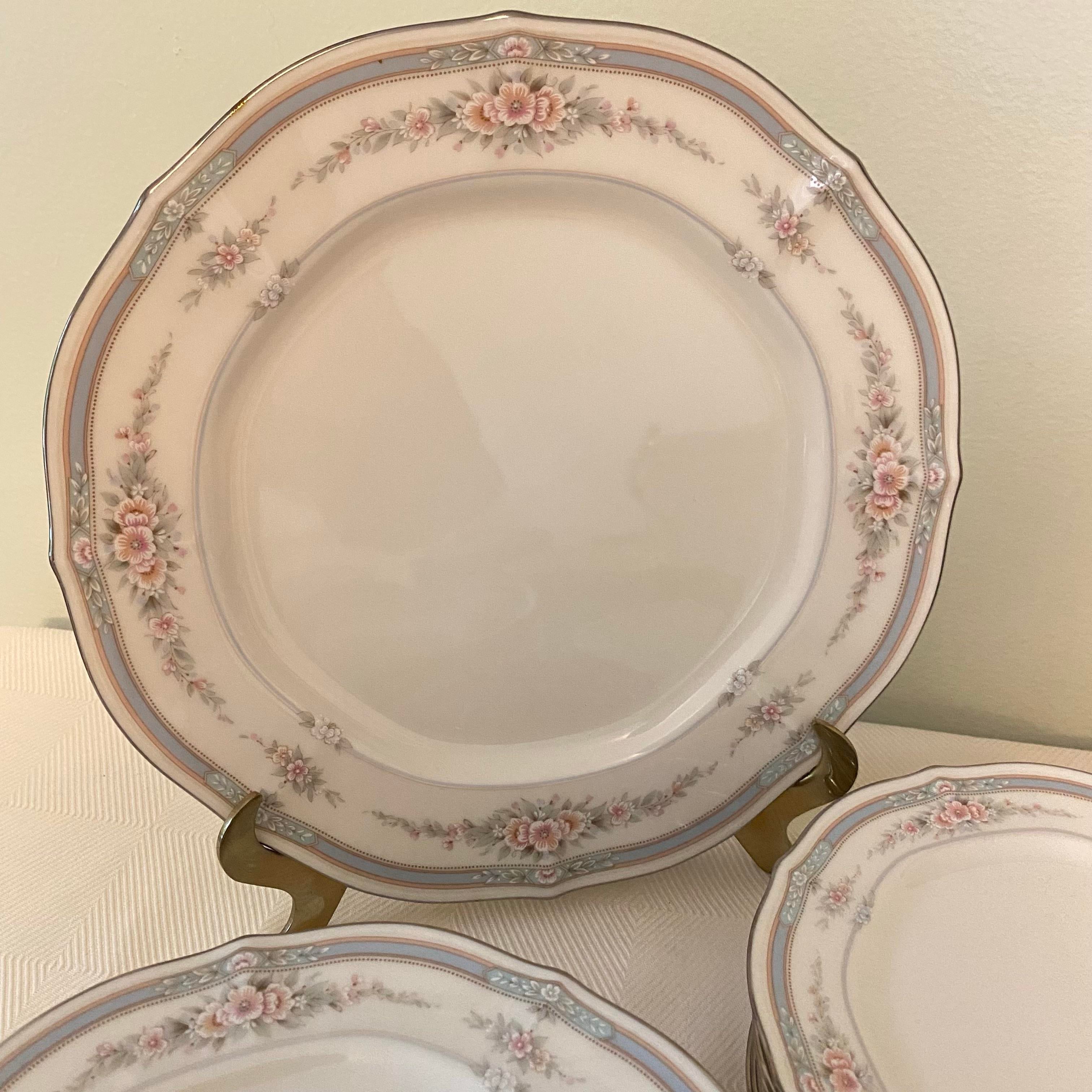 Vintage Noritake Rothschild China Set Dinnerware Service for 8- 40