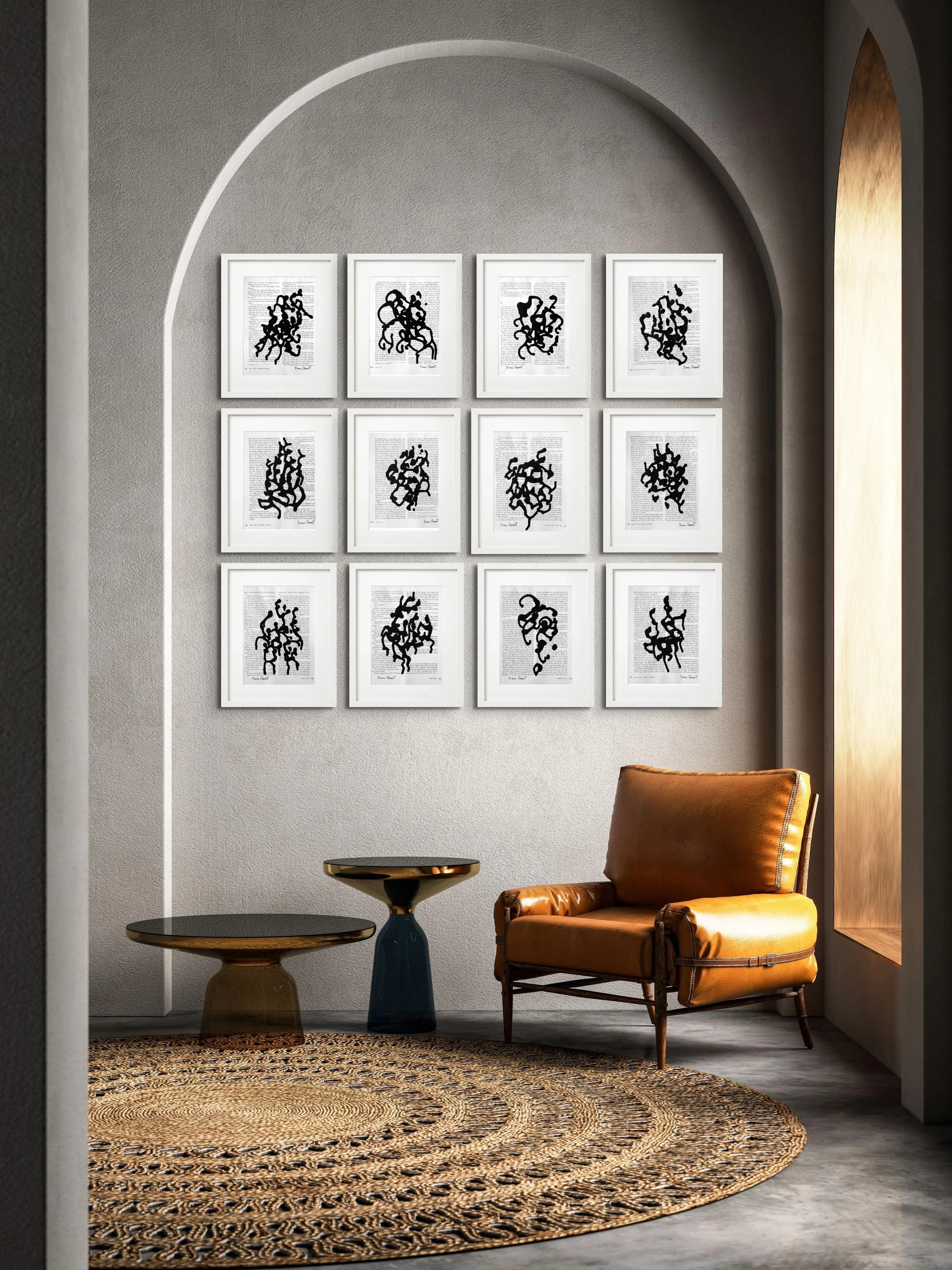 アート・オブ・アクサン（５５ＣＤ）The Art of ACCENT Marksen Wall Art (Set of 2) A8000371 by Signature Design by
