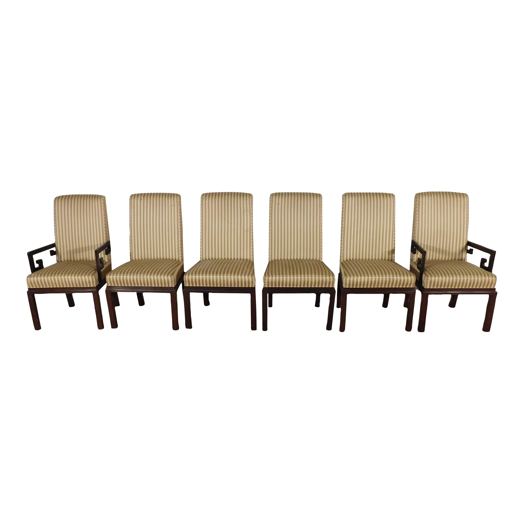 Set of 6 Michael Taylor for Baker Furniture Far East Collection Dining
