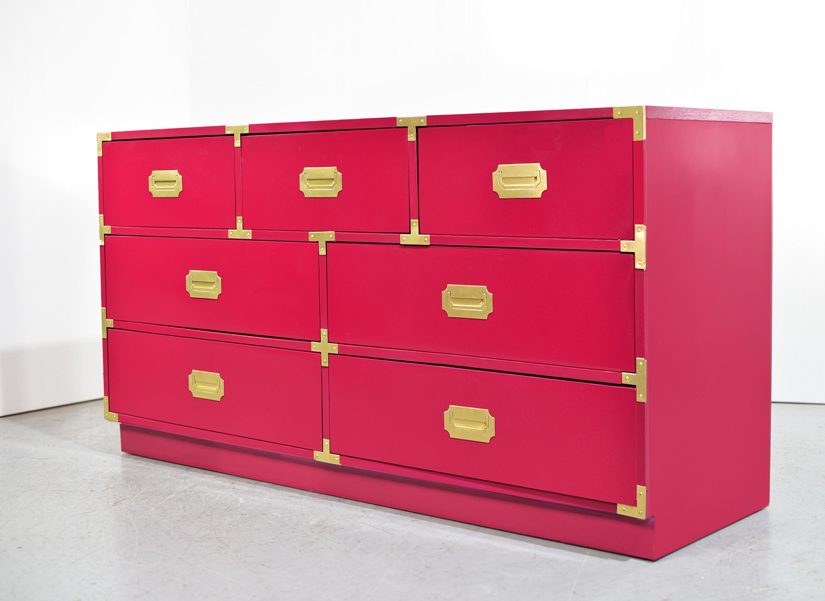 Campaign style sale dresser