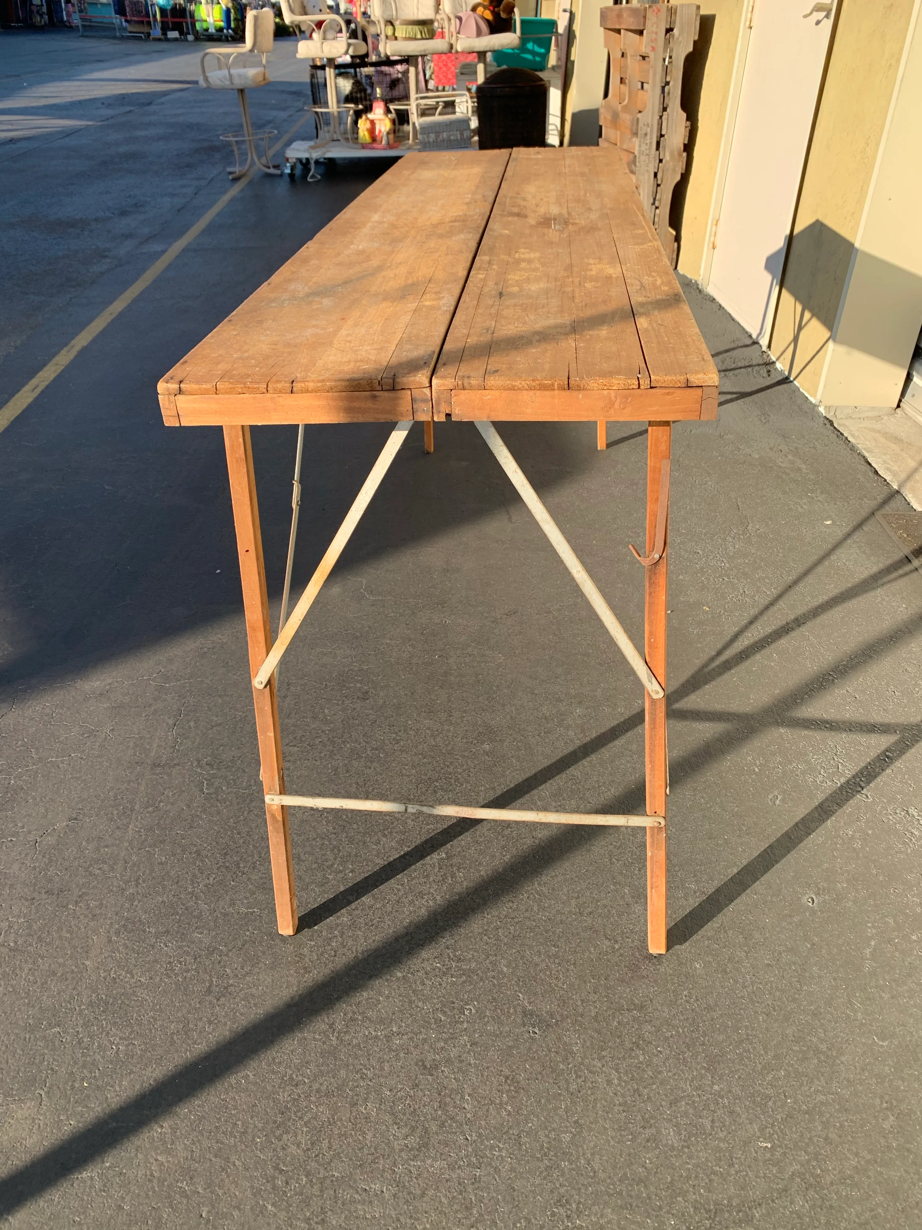 1930s Industrial Wallpaper Hangers Folding Table or Desk | Chairish