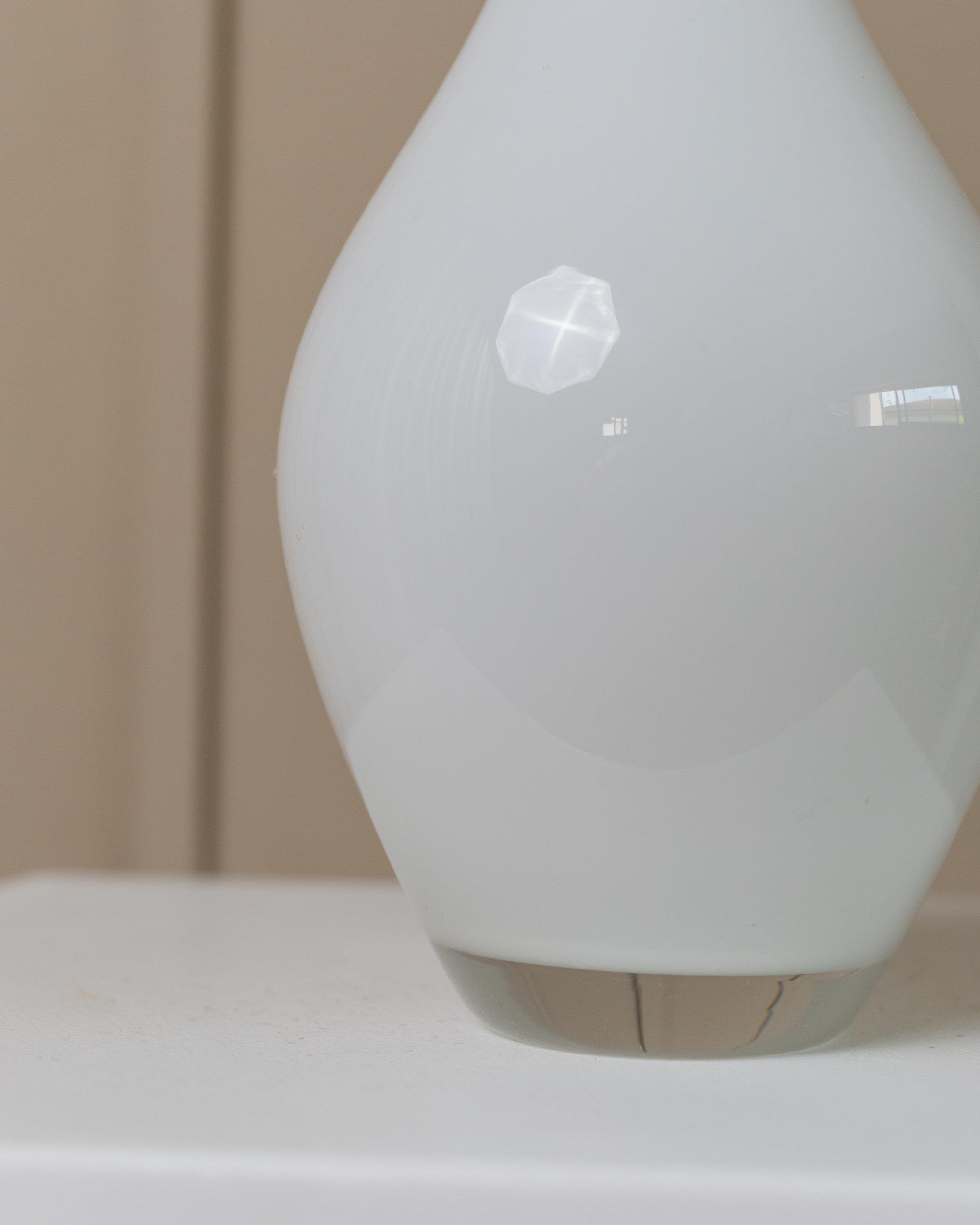 Vintage Mouth-Blown Glass Vase Salong by Johanna Jelinek for Ikea