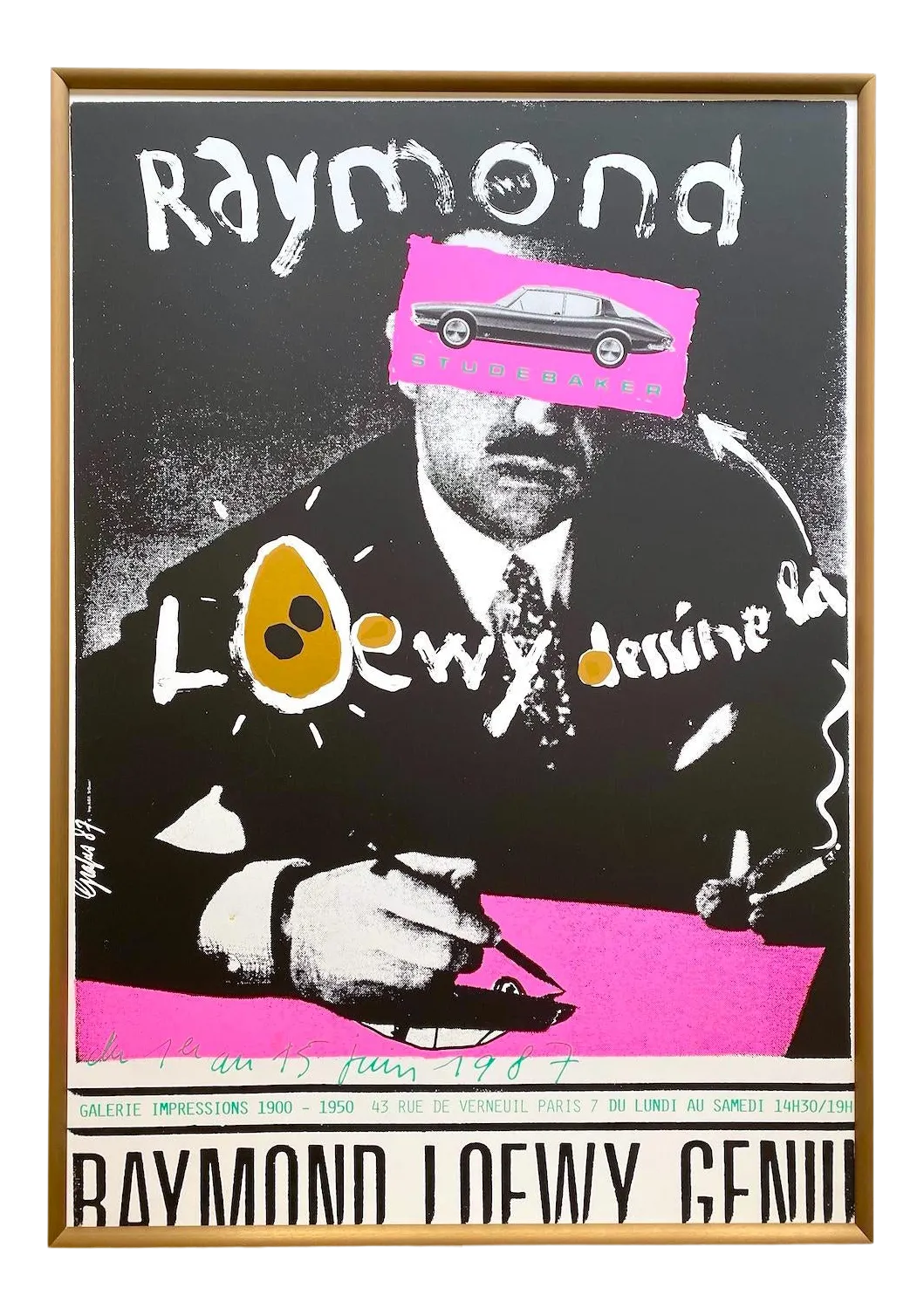 リトポスターラスス raymond-loewy-vintage-1987-