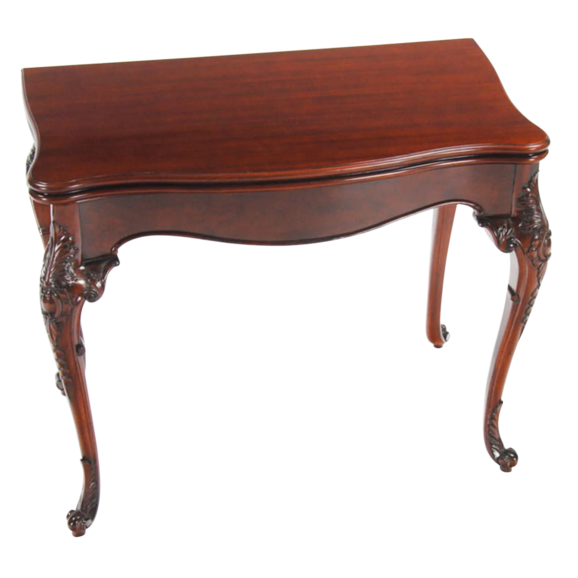 French Mahogany Game Table Chairish