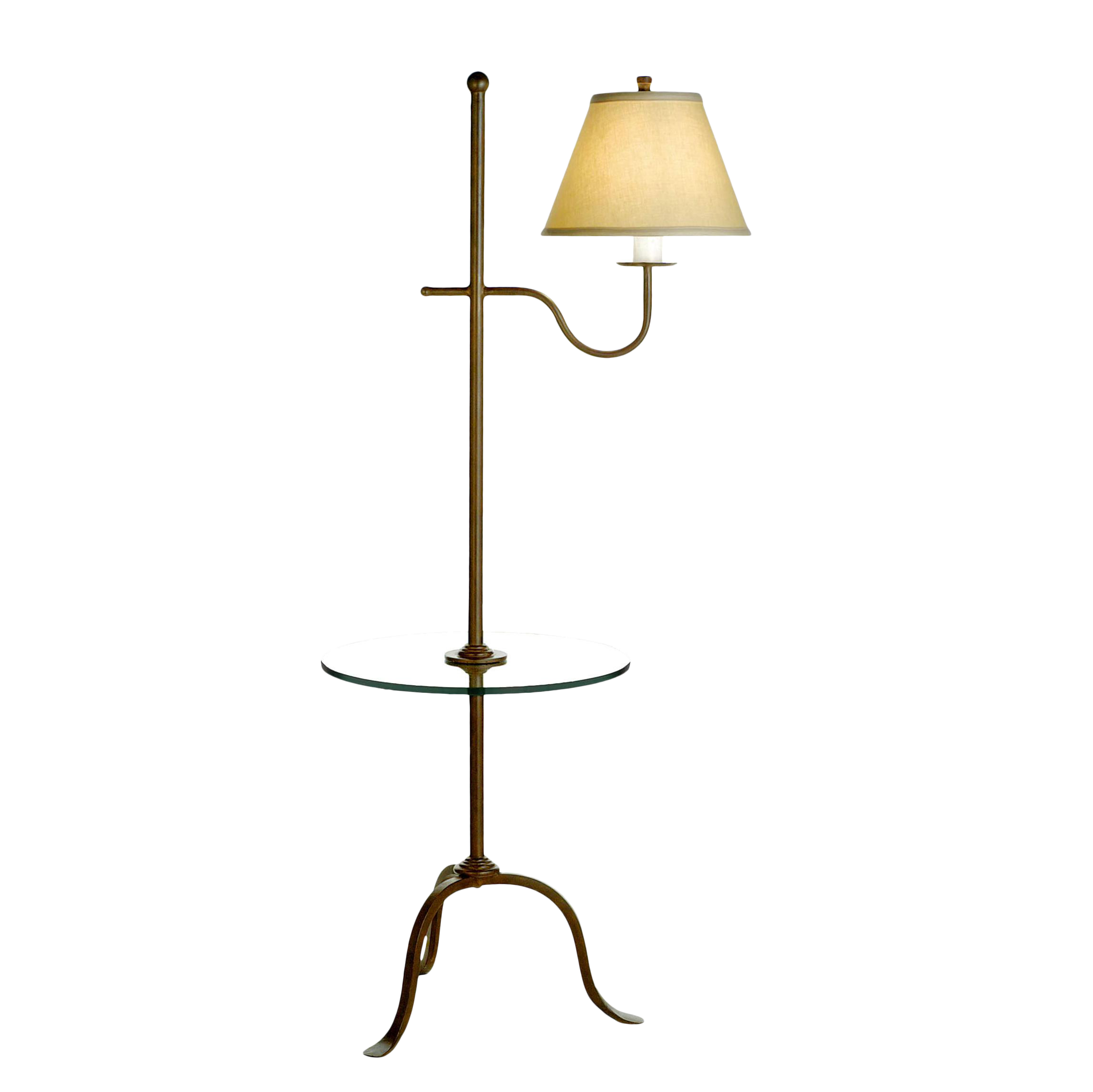 standard lamp with table