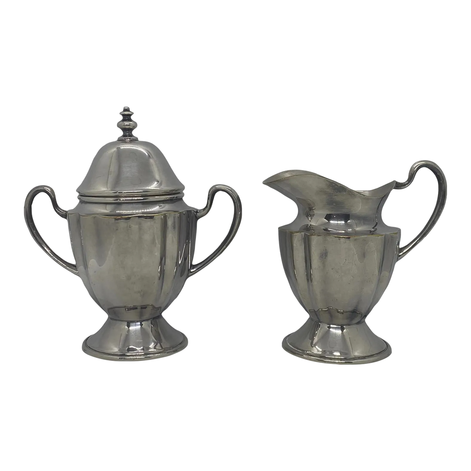 3-1910 銀食器　NEWPORT GORHAM コーヒーセット Mid 20th Century Vintage Gorham Silverplate Hollowware