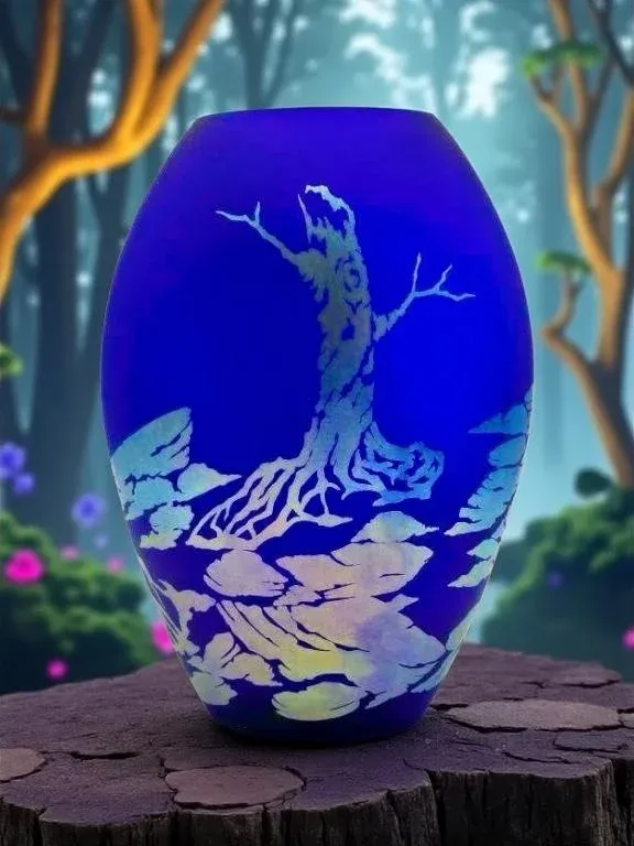 Fenton Favrene Wild Horses Oval Vase-Robin Spindler-Signed Limited