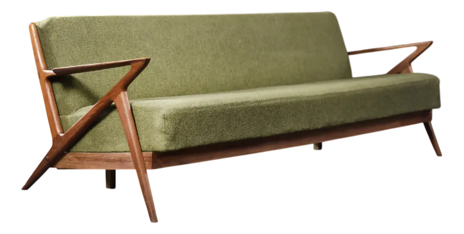 Vintage Danish Three-Seater Z-Sofa by Poul Jensen for Selig