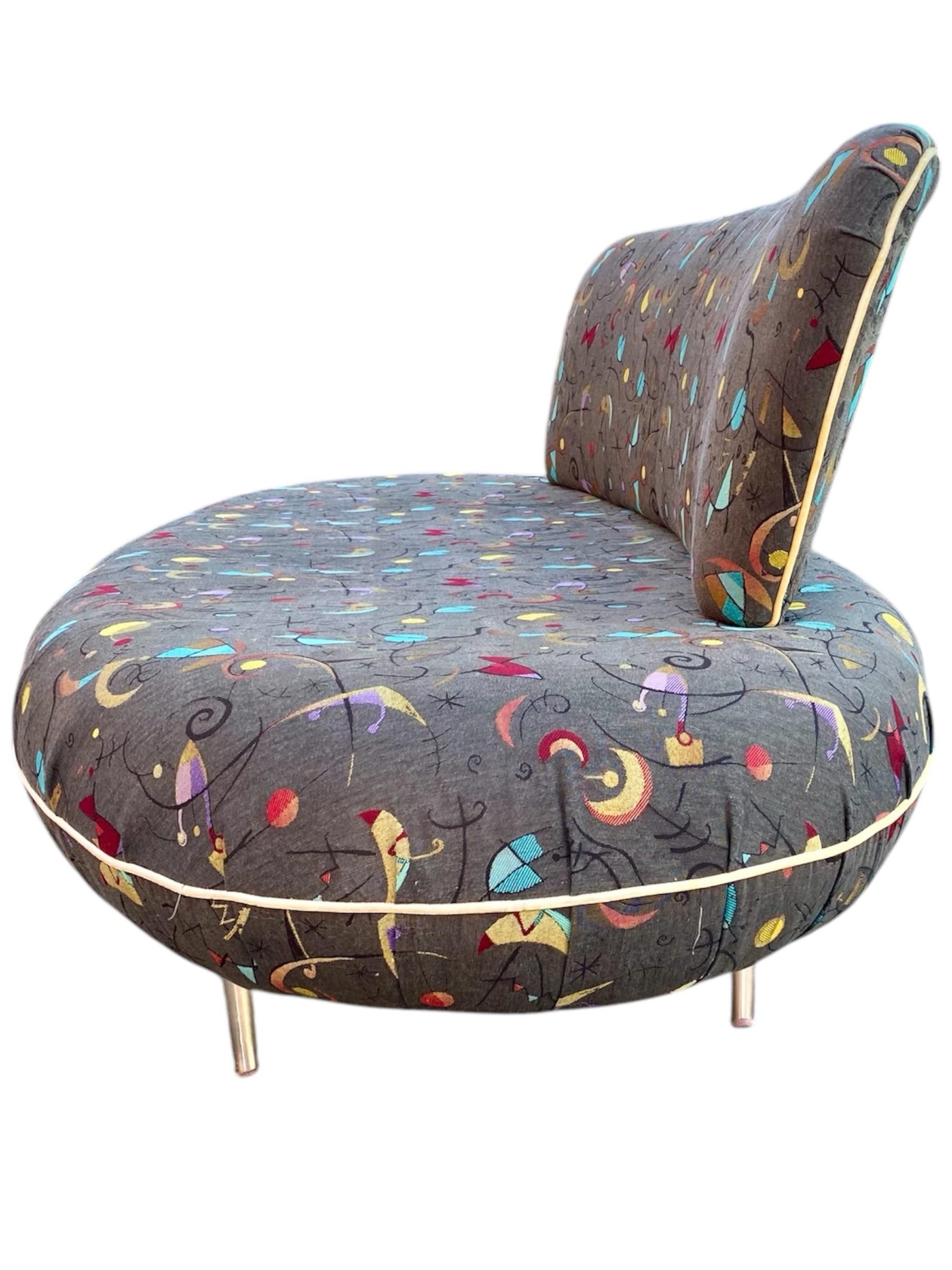 1970s Mid Century Modern Space Age Atomic Disk Sofa | Chairish