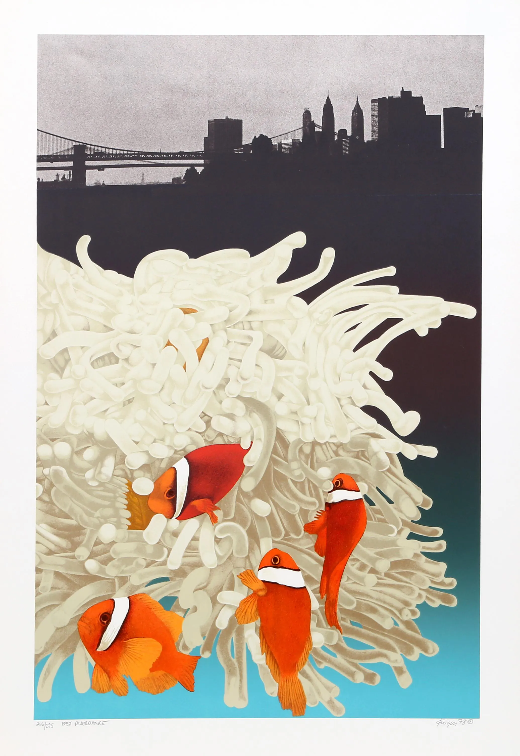 Michael Knigin, East River Dance, Serigraph