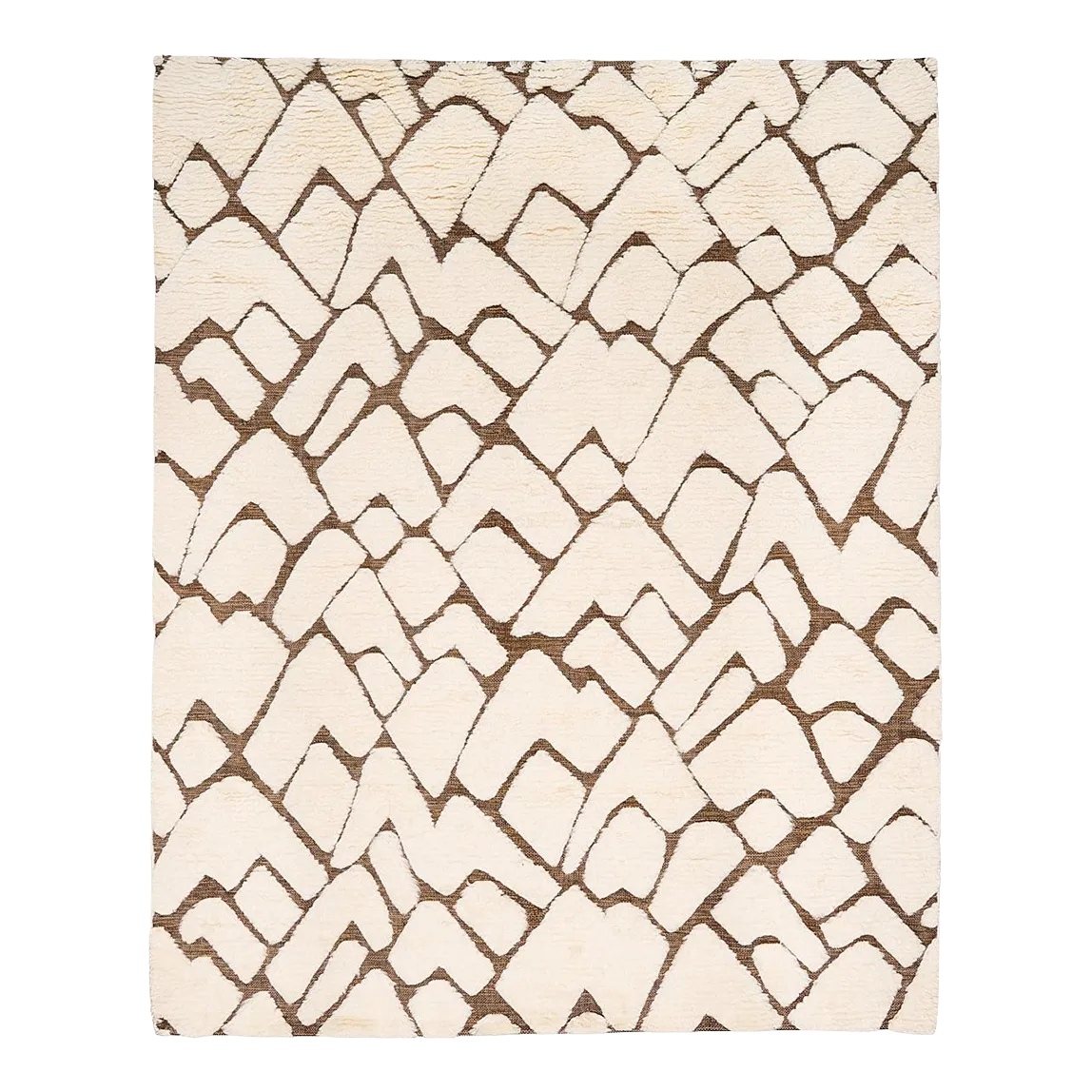 Schumacher Zimba 8' x 10' Rug in Ivory & Brown Chairish