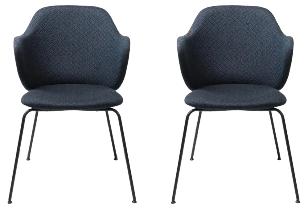 Blue Jupiter Lassen Chairs by Lassen Set of 2