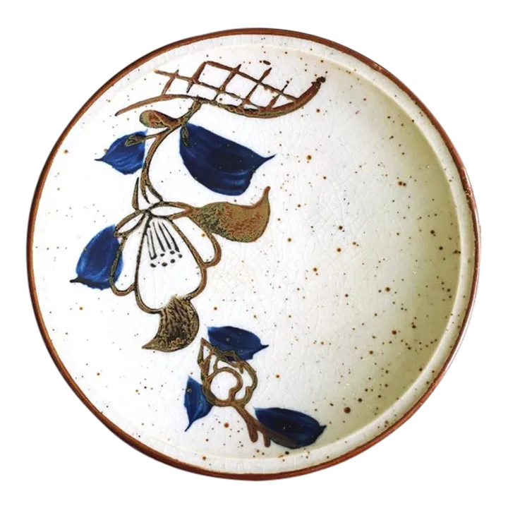 1970s Vintage Stoneware Appetizer Plates Chairish