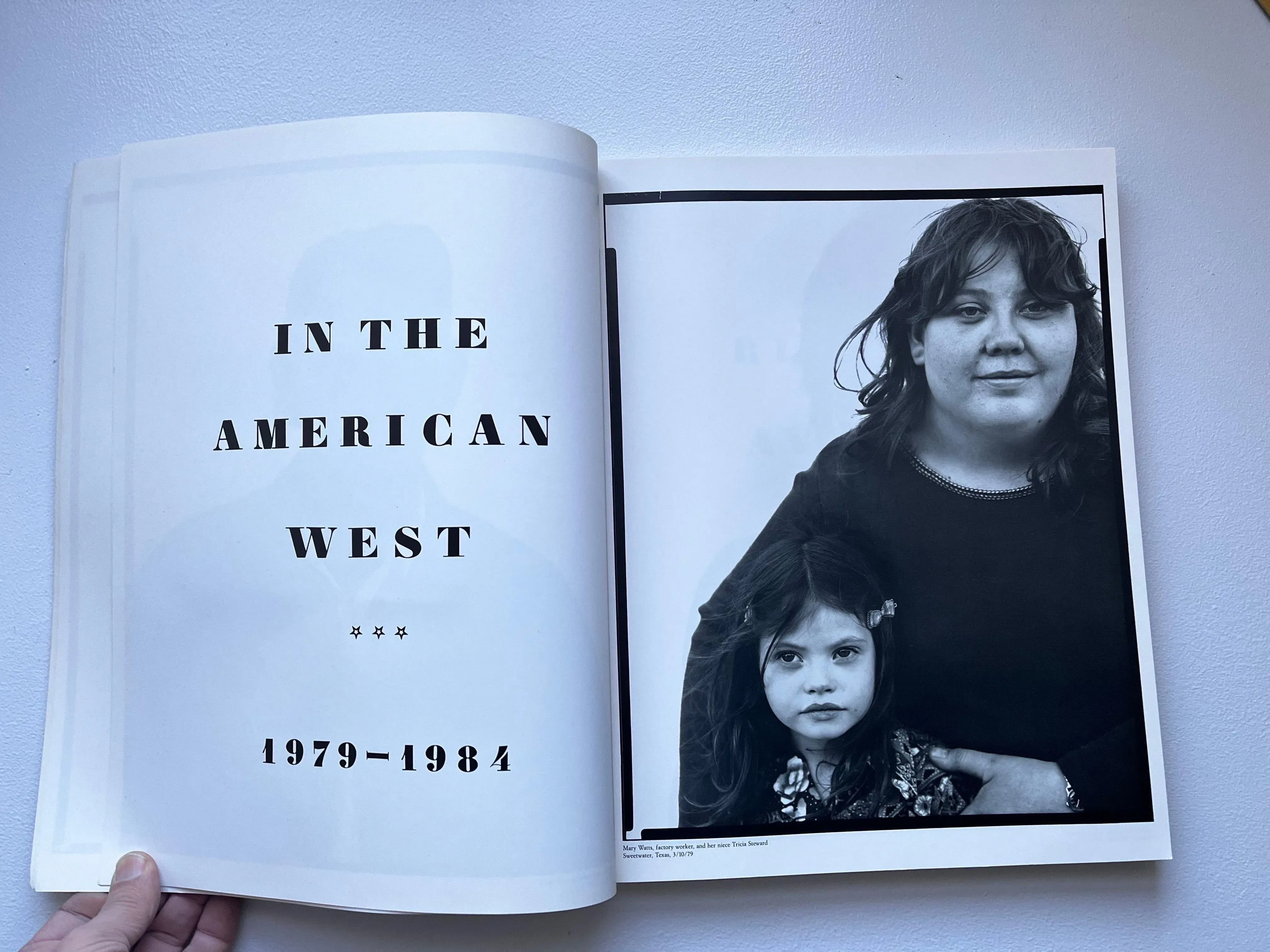 1985 In the American West, Richard Avedon, Signed Book