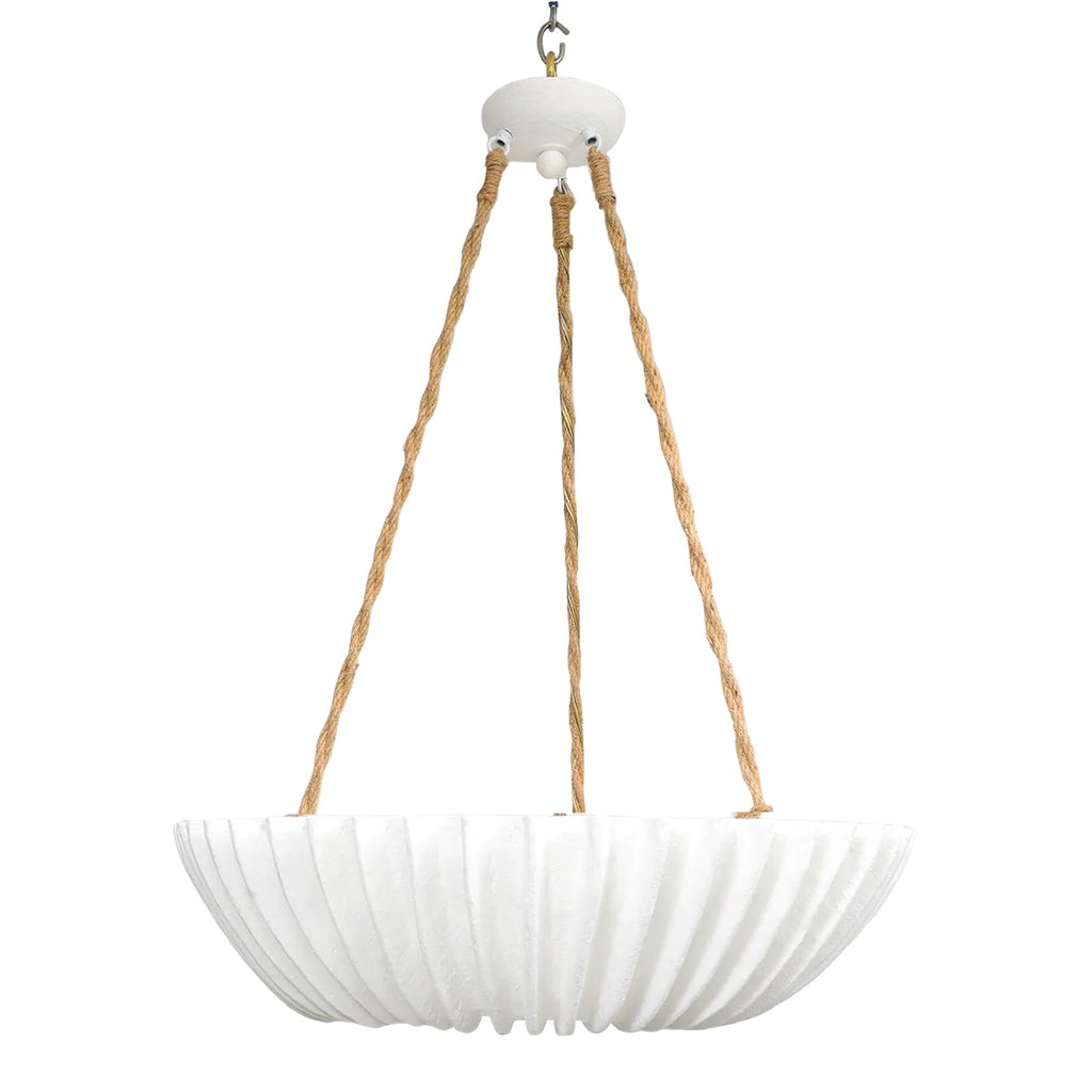 Bespoke Tournesol Plaster Lighting Fixture | Chairish