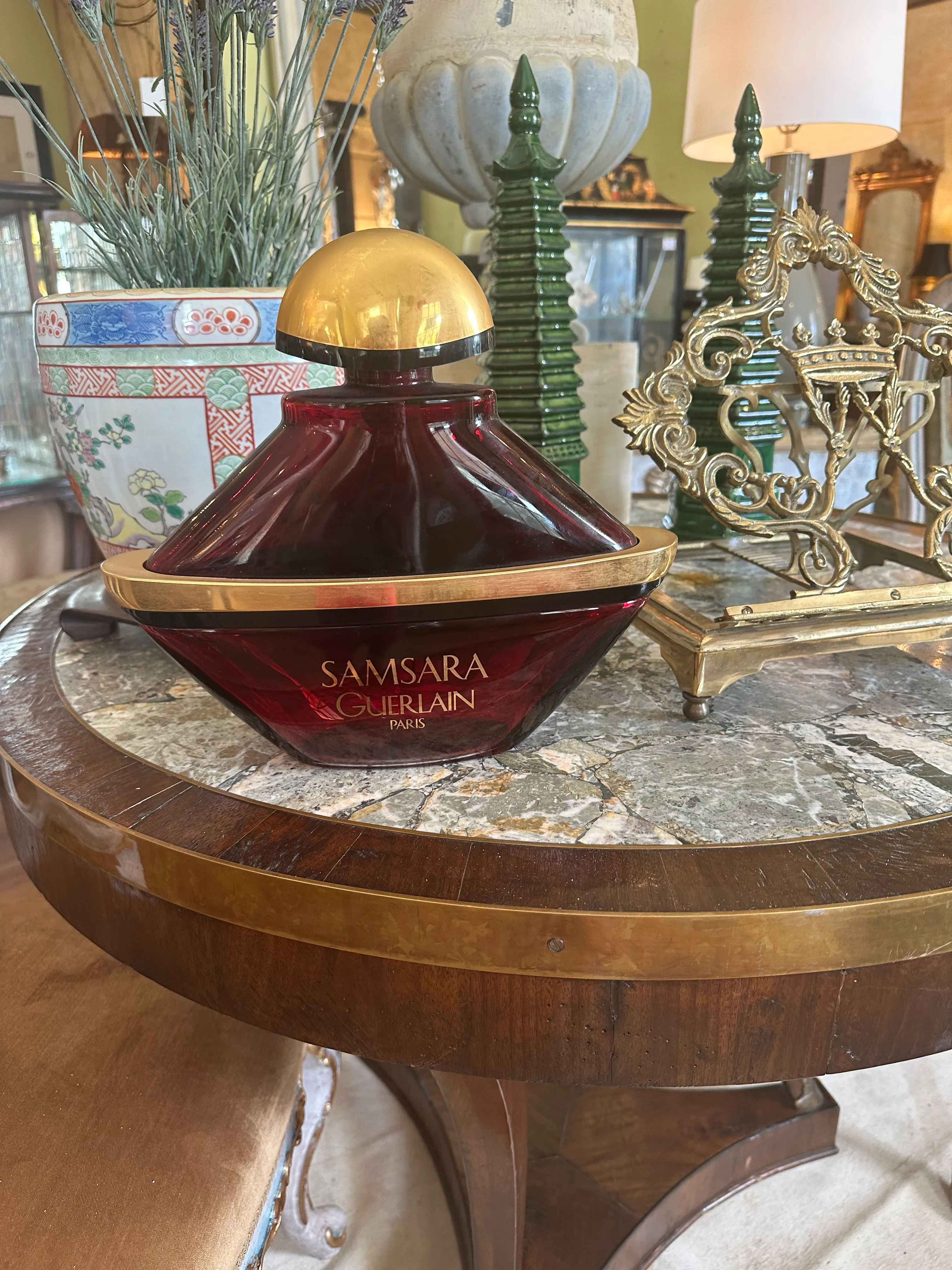 Massive French Factice/Dummy Perfume Bottle Chairish