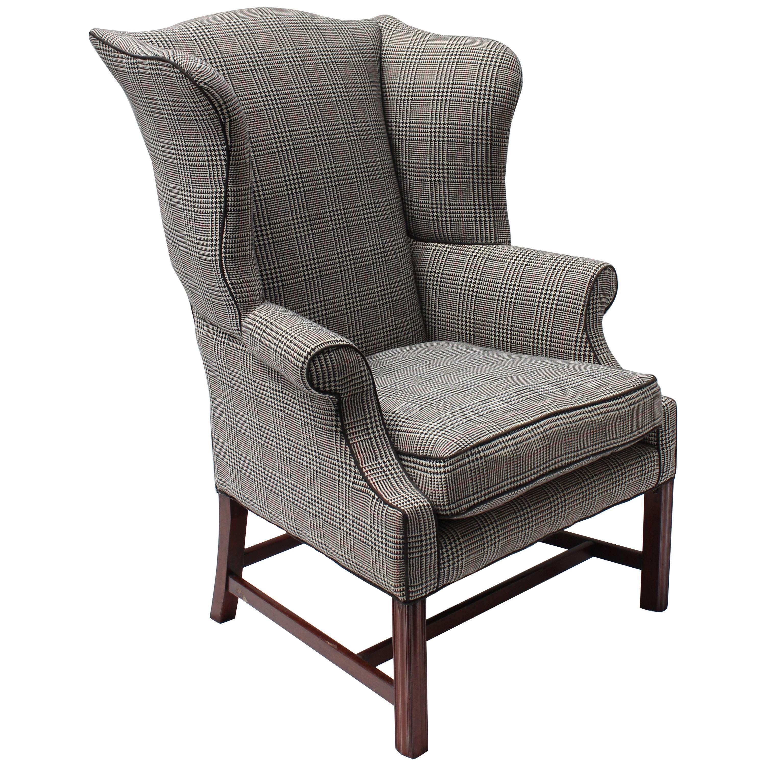 Chippendale wing chair discount