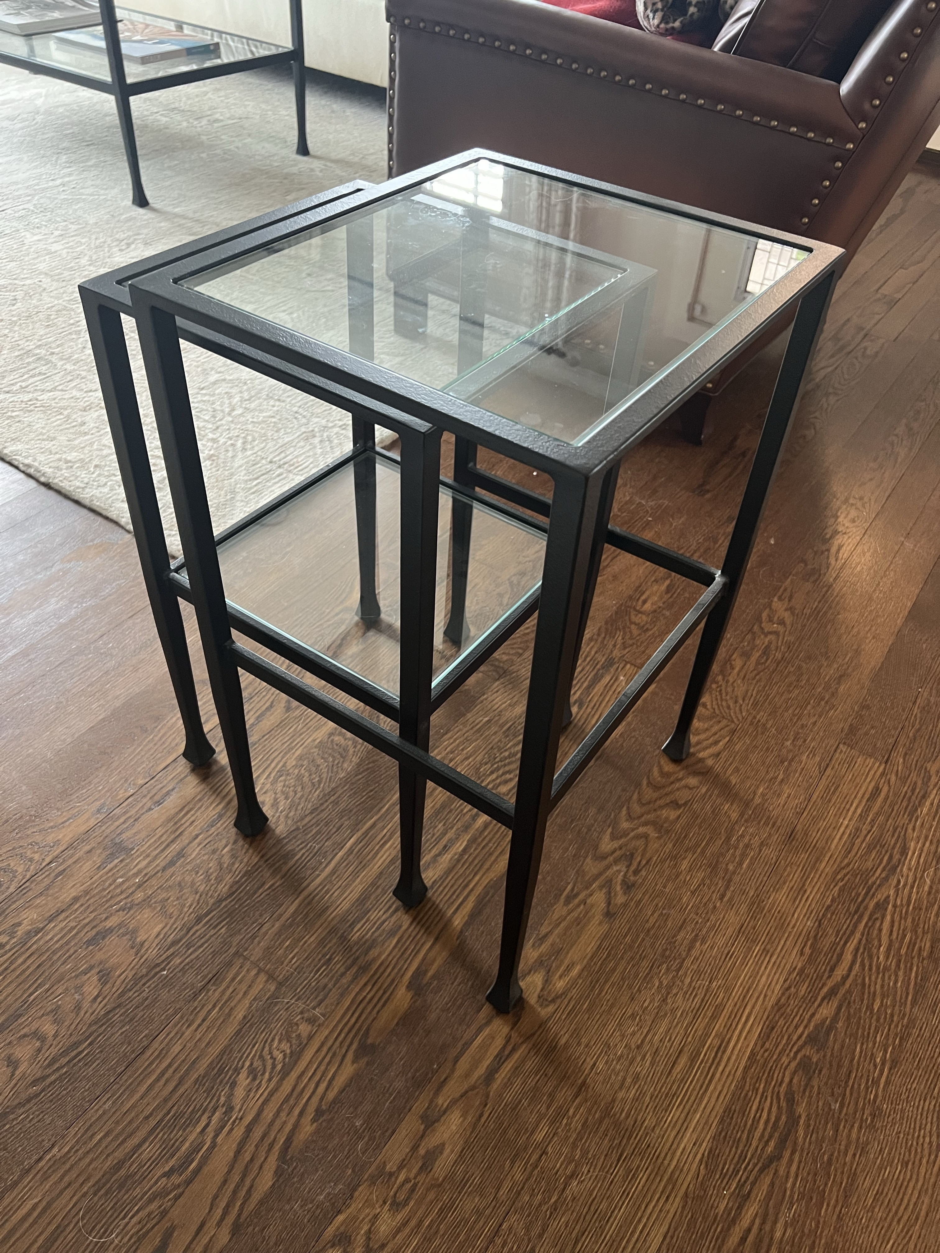 Pottery barn nesting end tables best sale