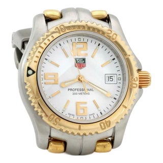 Tag Heuer Professional Special Edition 18k Gold Steel Date 36mm