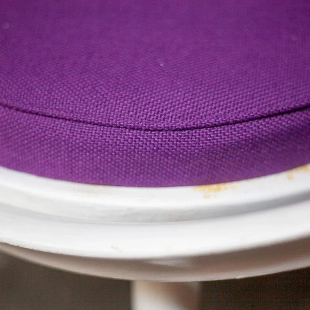 Purple & White Circle Chair by Yngve Ekstrom for Swedese, 1960s