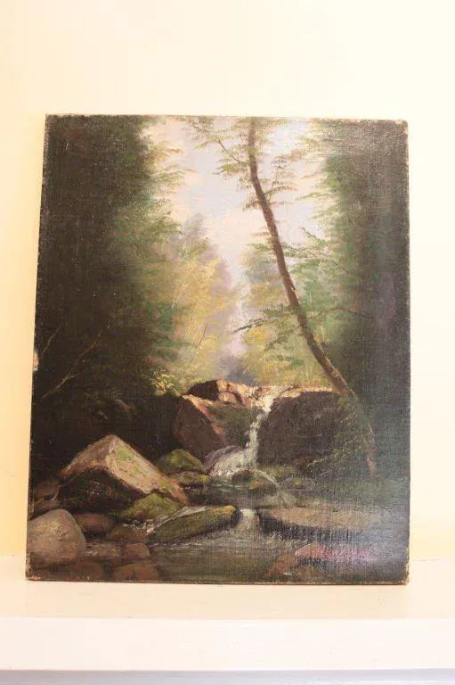 Hugh Bolton Jones Forest Oil Painting