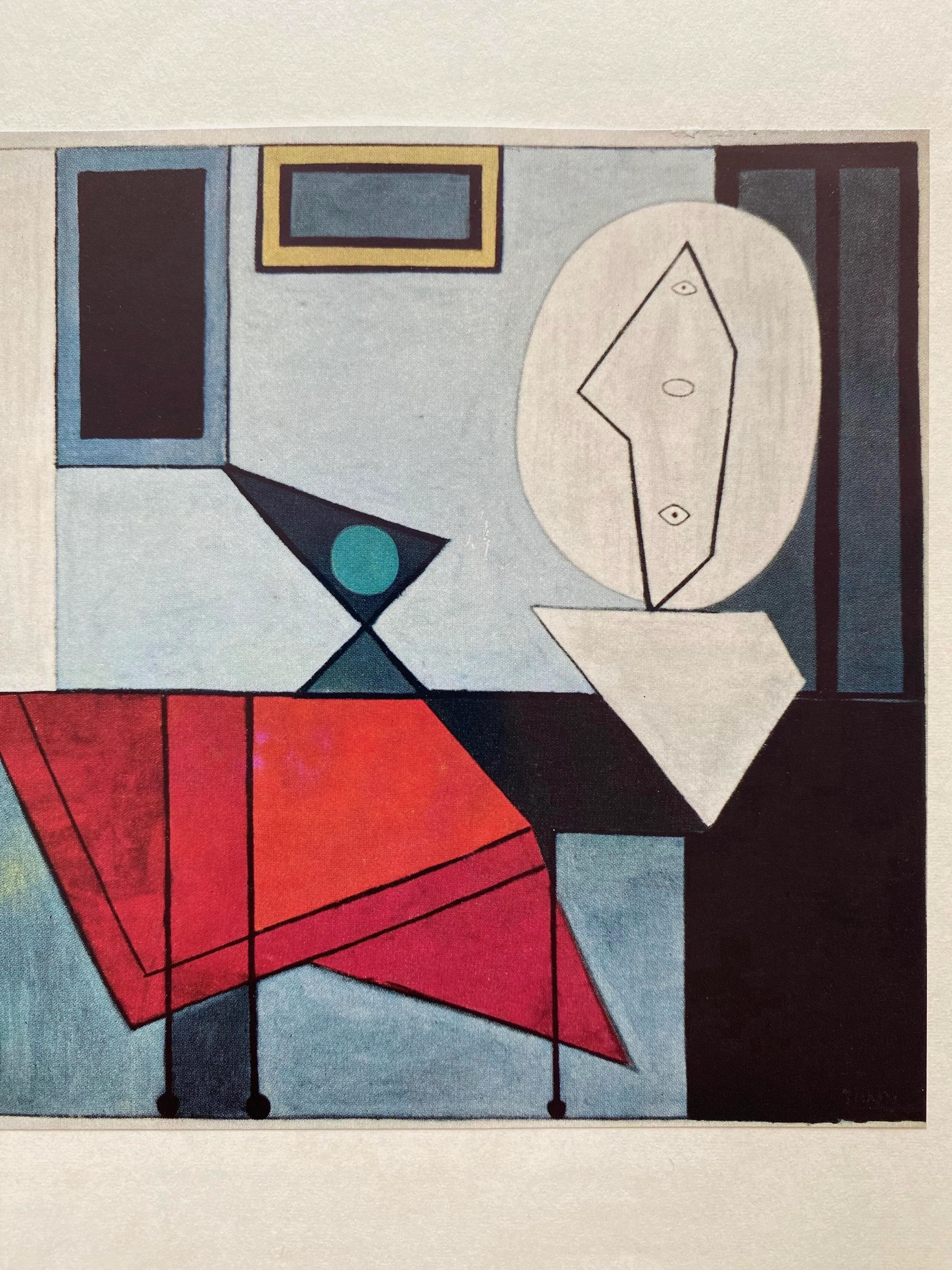 Pablo Picasso Vintage 1964 Modernist Lithograph Print 