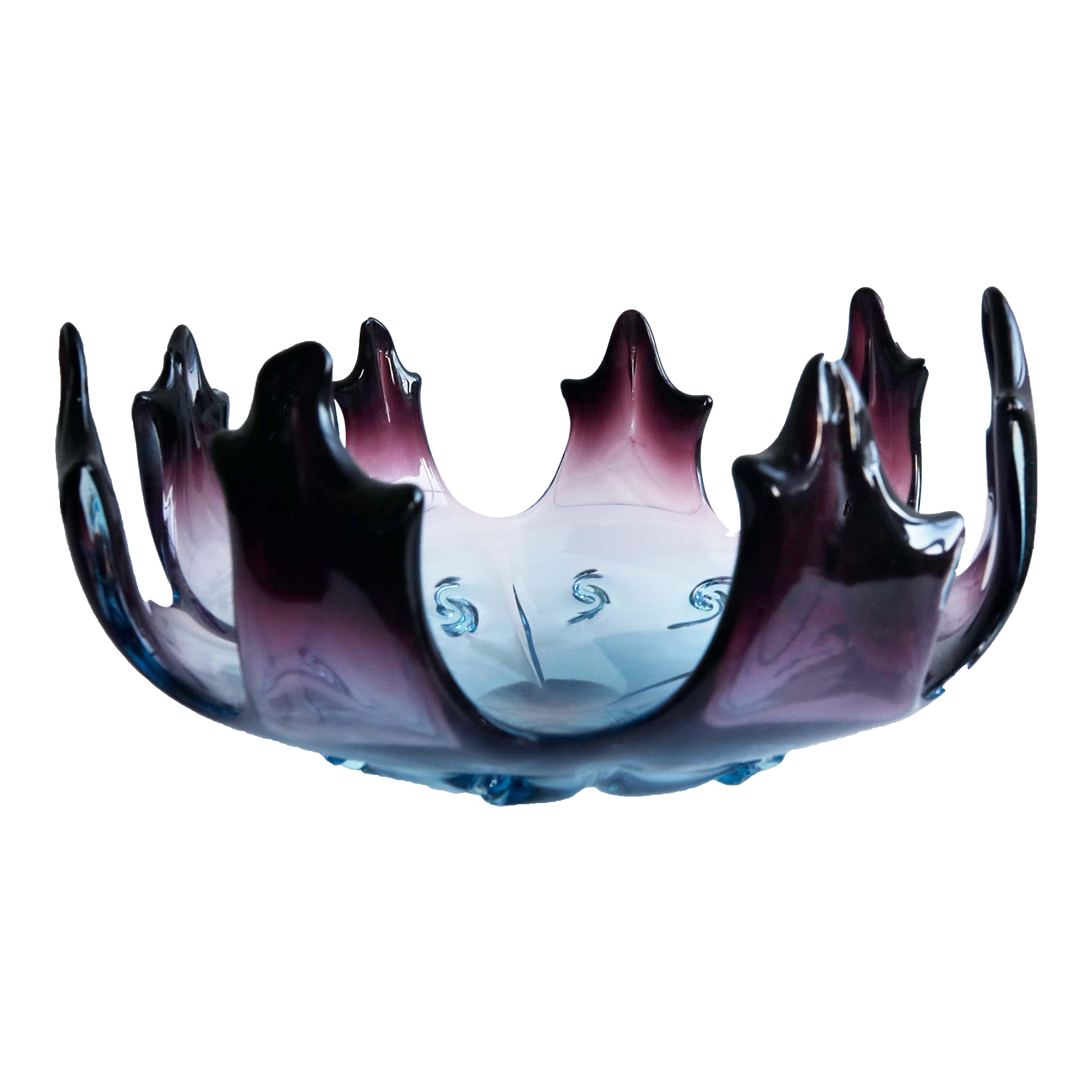 Vintage HandBlown Studio Art Glass Bowl Chairish