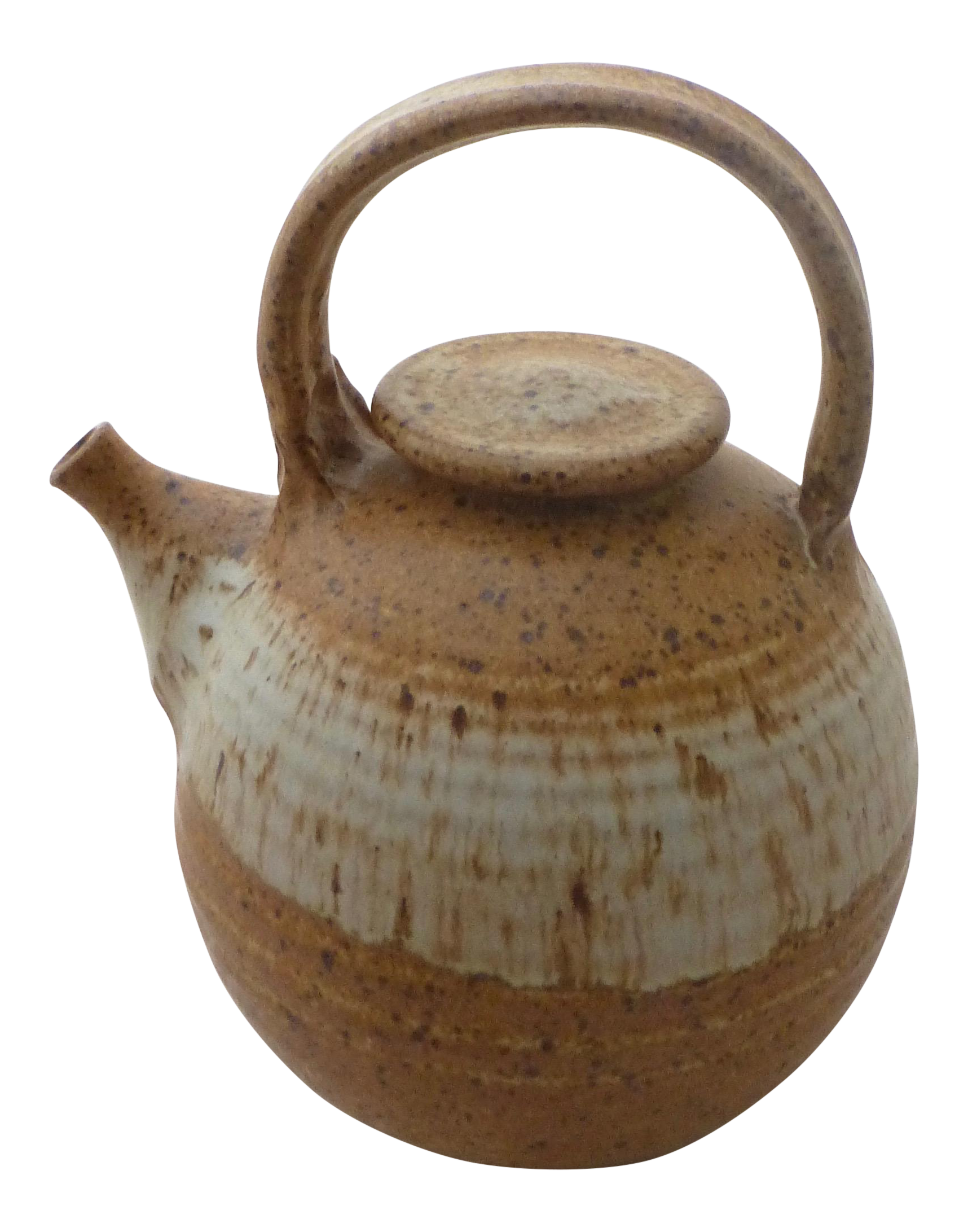 Mid Century Organic Studio Pottery Tea Pot Chairish