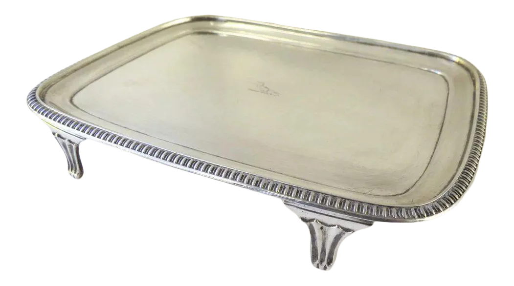 Irish Sterling Teapot Stand by James Scott c 1808 Chairish