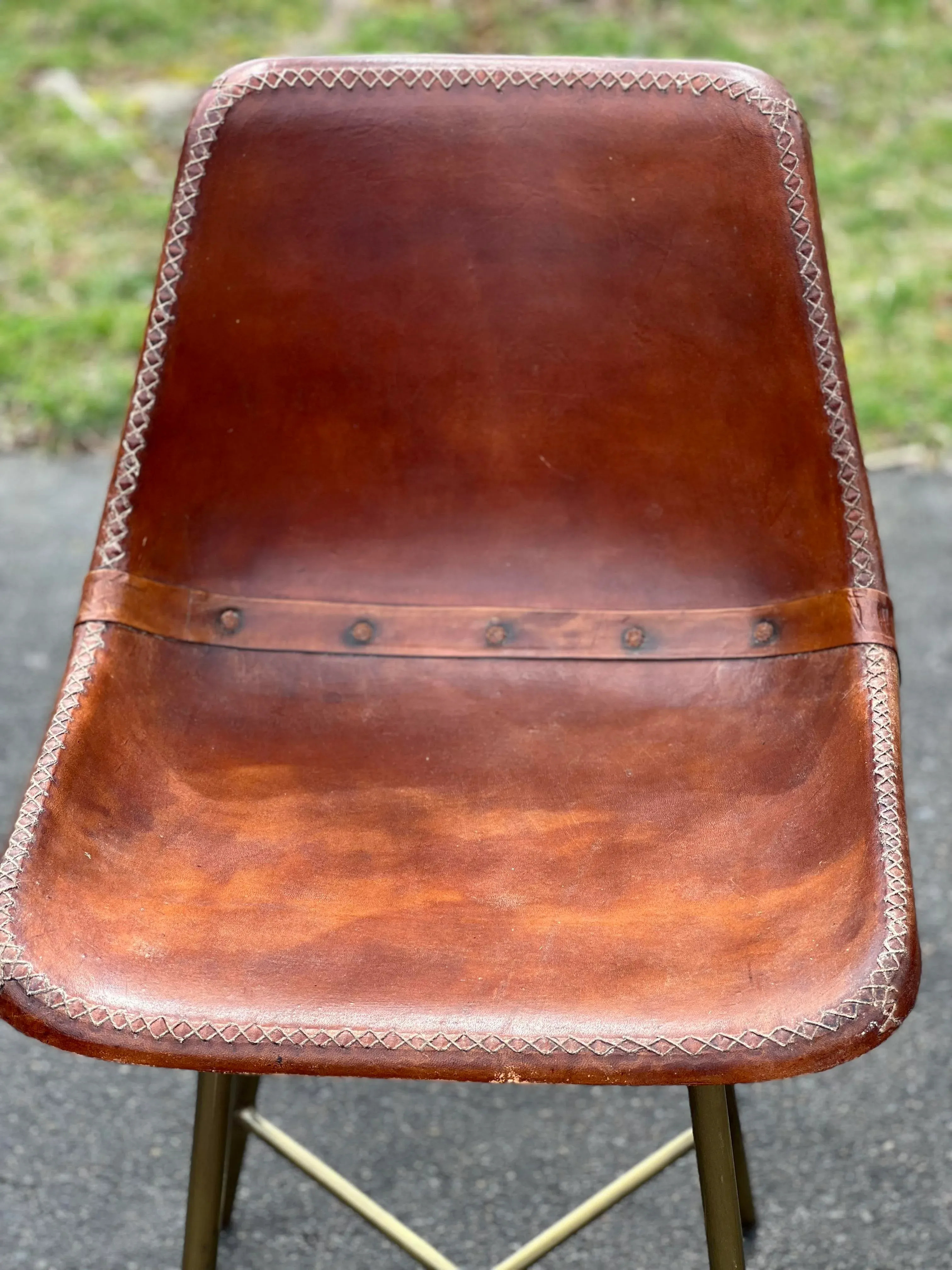 Antique bucket chair sale
