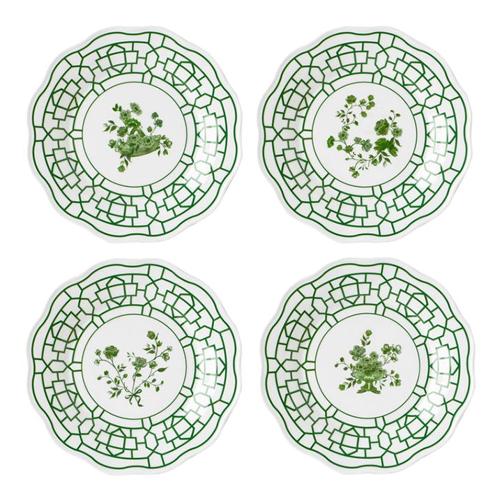 Spring Garden Melamine Salad Plates, Set of 4 Chairish