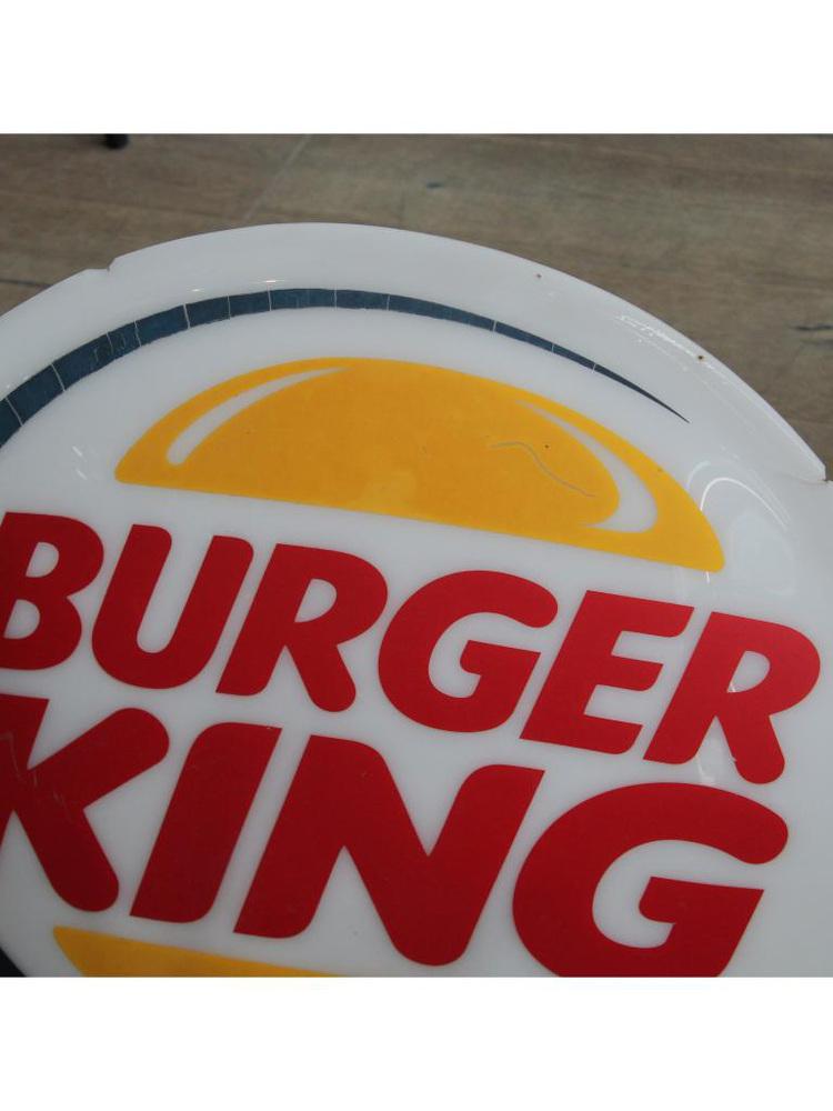Sign from Burger King, 1990s | Chairish