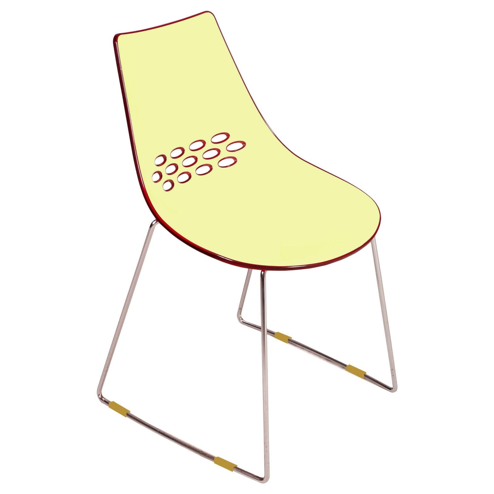HR106 【Italy made】コヌビア　ジャム　Calligaris Italian Modern JAM Chairs from Calligaris, 1990s, Set of 4
