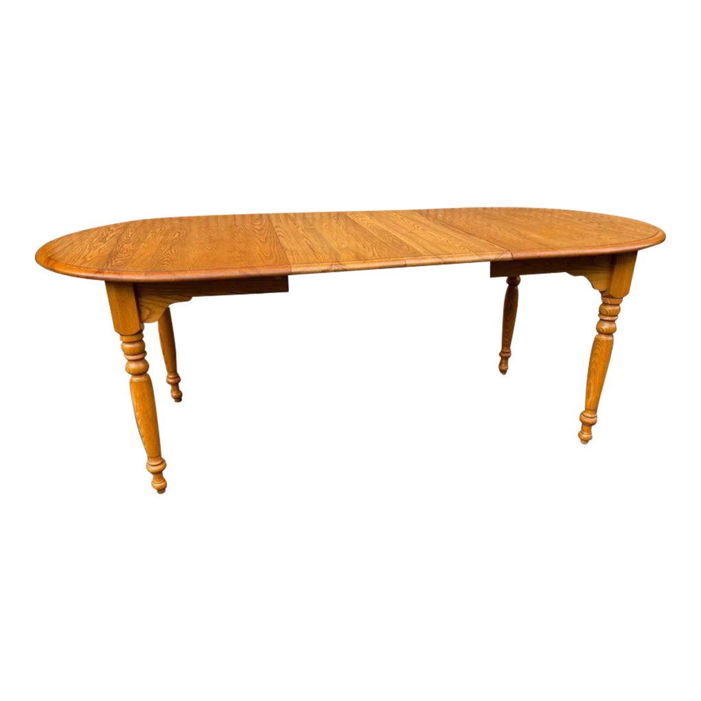 Vintage S Bent & Bros Early American Style Oak Extendable Breakfast ...
