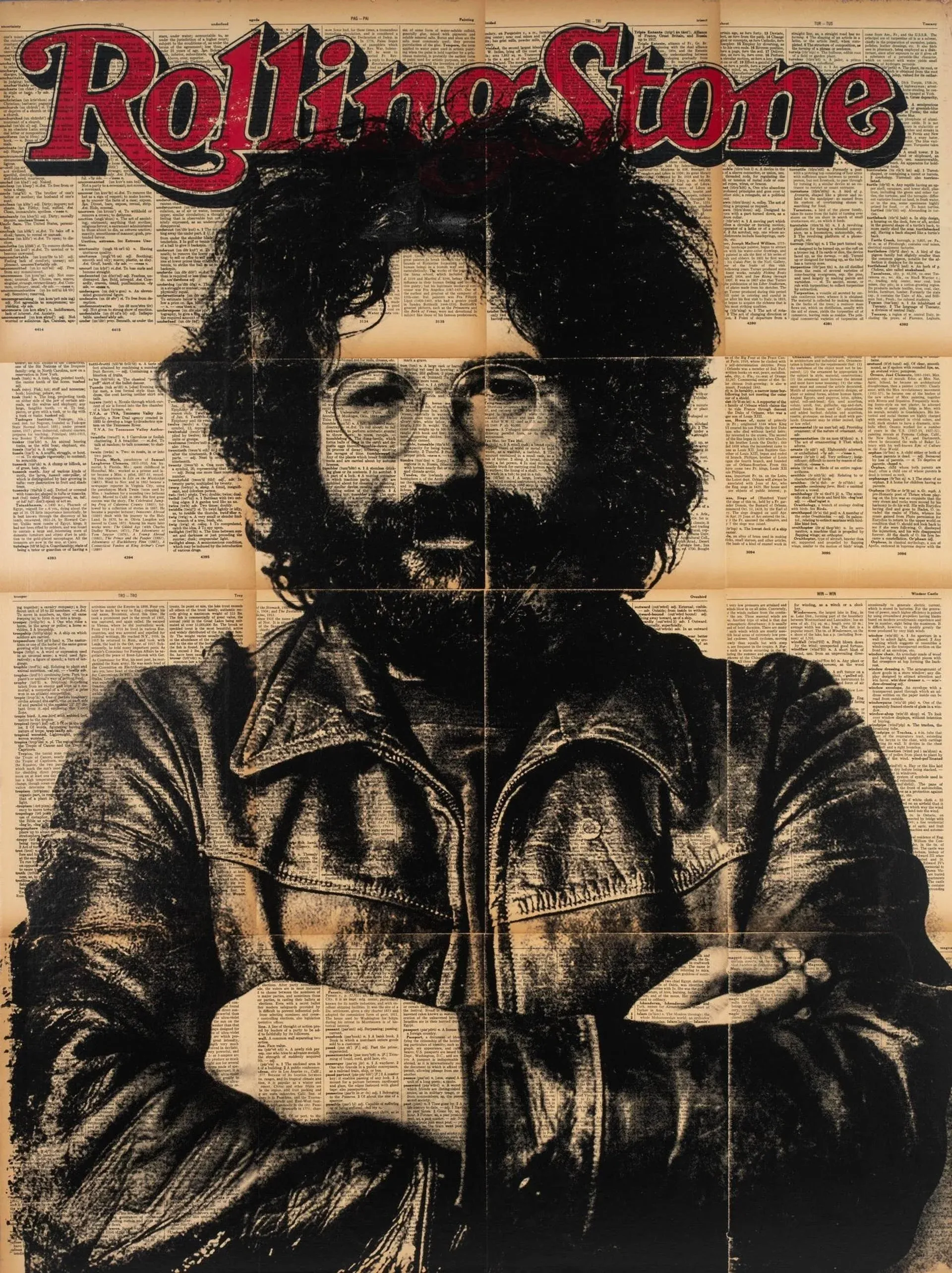 Jerry Garcia Portrait Painting by Dane Shue